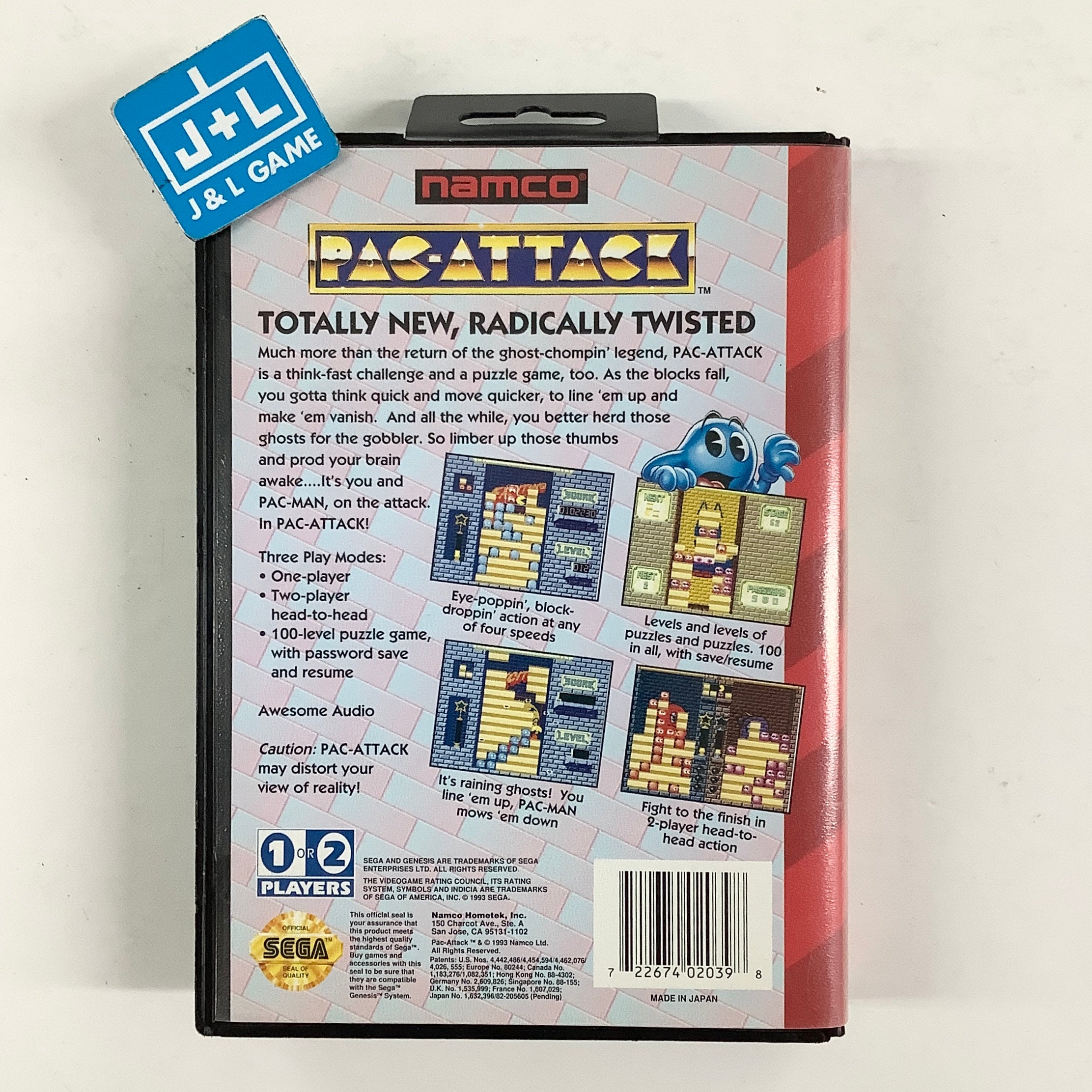 Pac-Attack - (SG) SEGA Genesis [Pre-Owned] Video Games BANDAI
