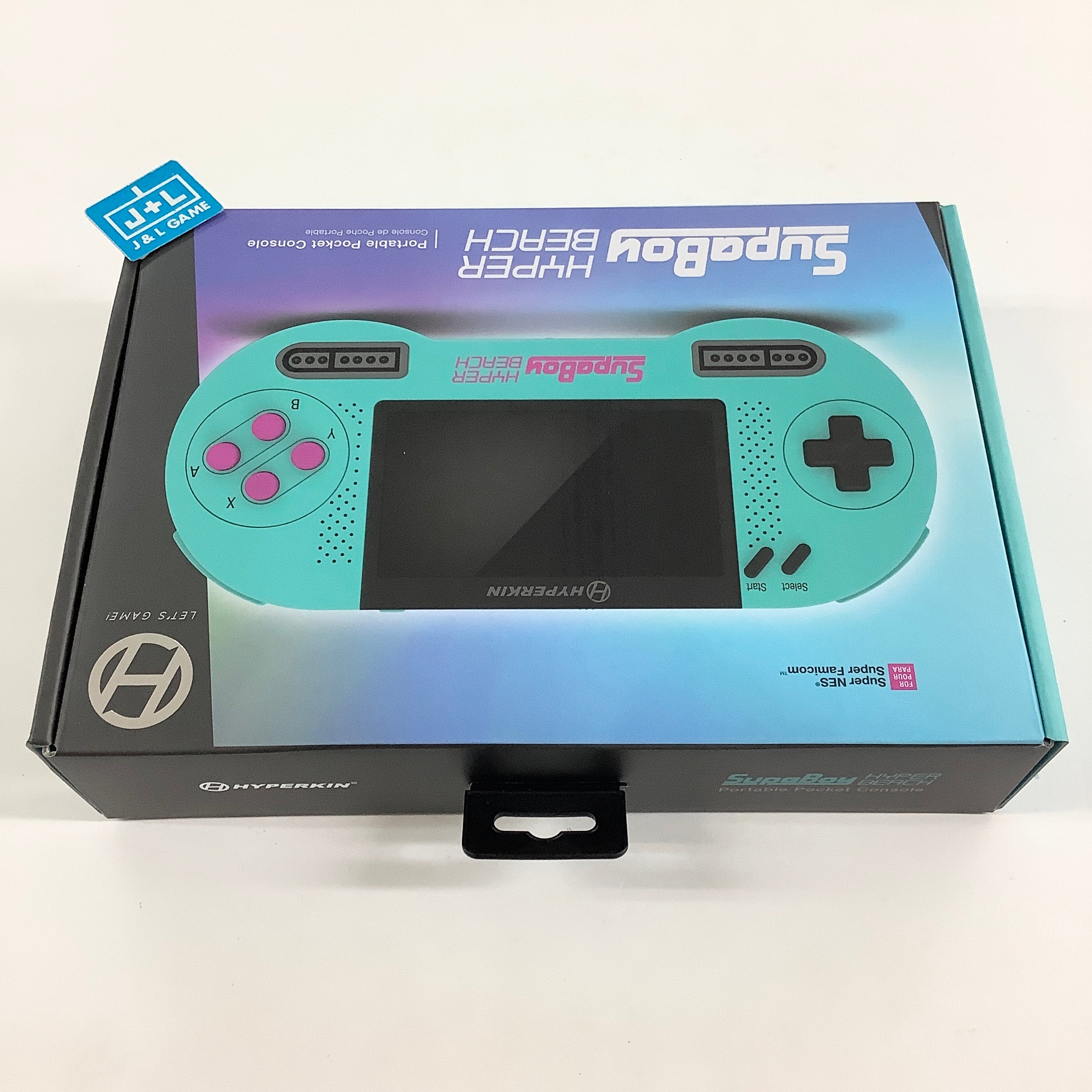 Hyperkin SupaBoy Portable Pocket Console (Hyper Beach) - (SNES) Super Nintendo CONSOLE Hyperkin