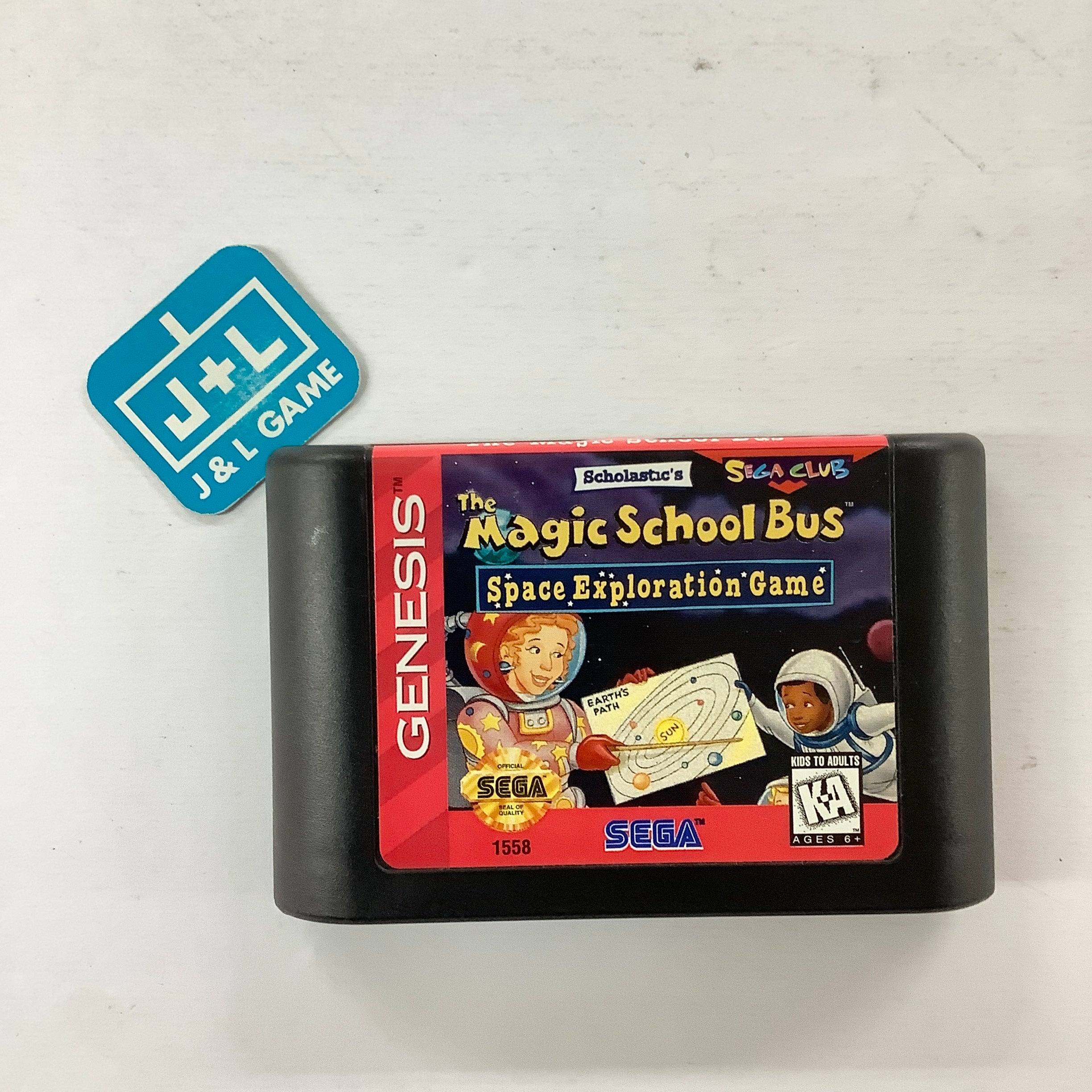 Scholastic's The Magic School Bus: Space Exploration Game - (SG) SEGA Genesis [Pre-Owned] Video Games Sega   