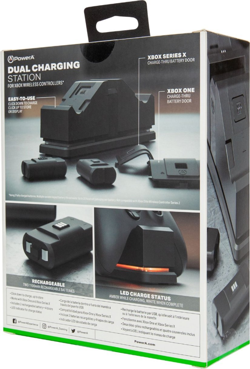 PowerA Dual Charging Station (Black) - (XSX) Xbox Series X | J&L Game