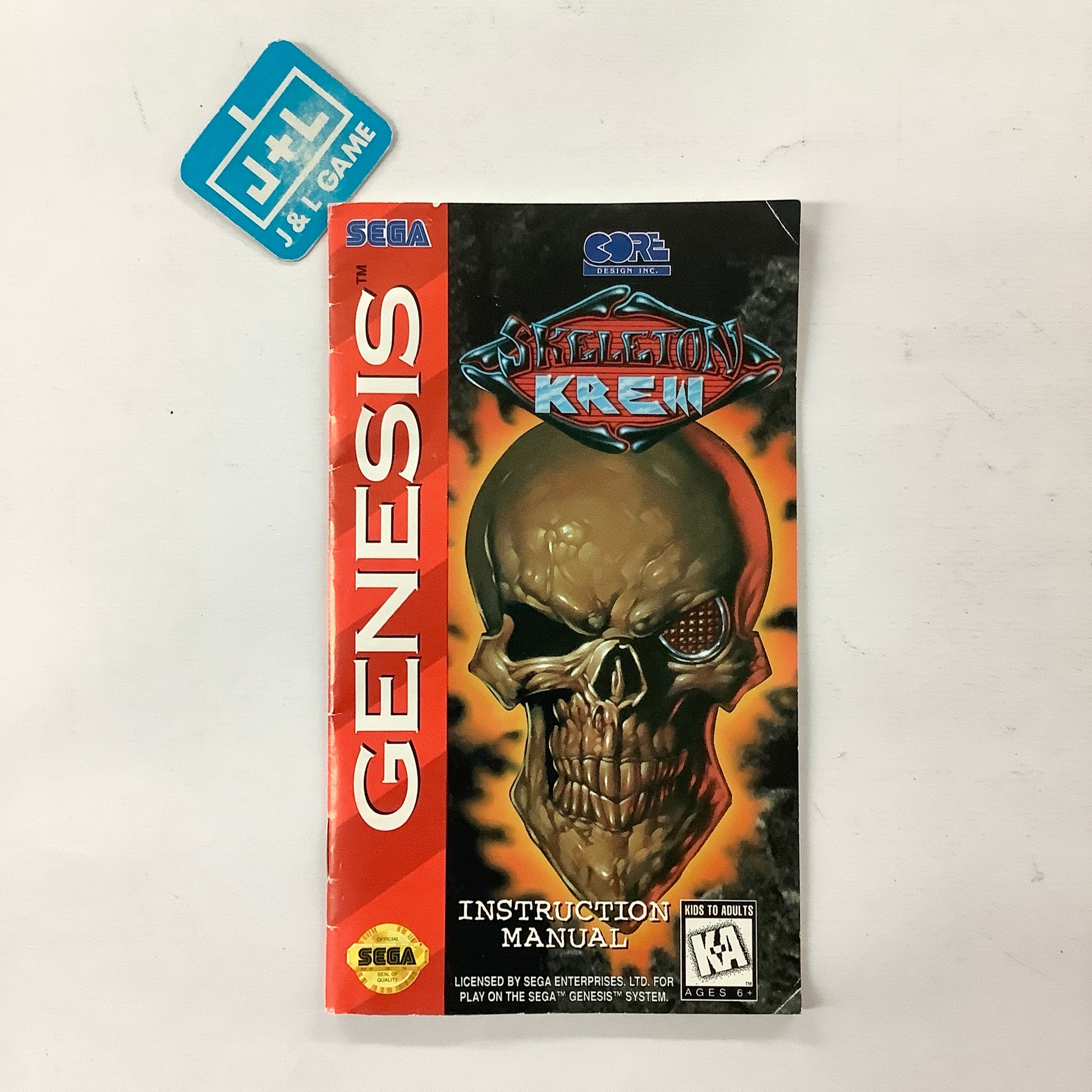 Skeleton Krew - (SG) SEGA Genesis [Pre-Owned] Video Games Core Design Ltd.   