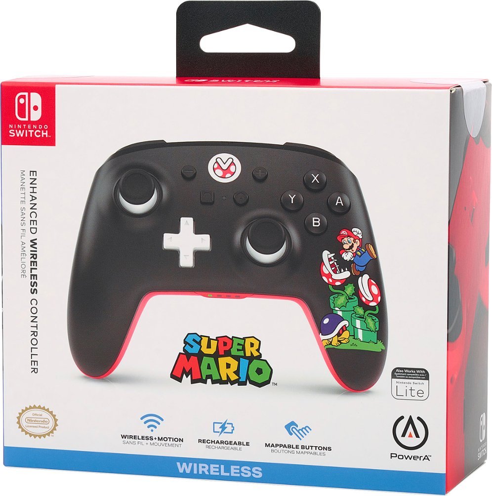 PowerA Enhanced Wired Controller (Mario Mayhem) - (NSW) Nintendo Switch Accessories PowerA   