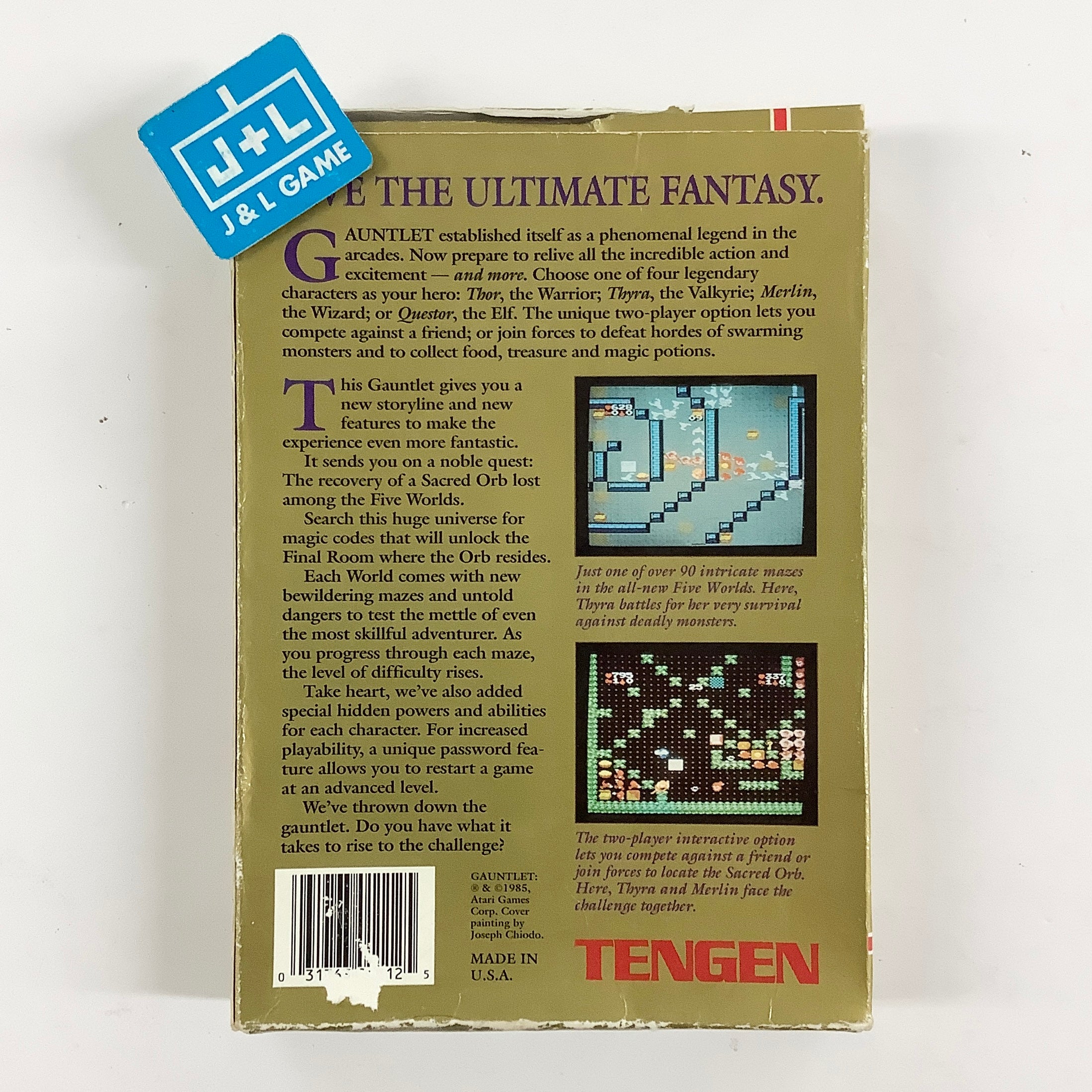 Gauntlet (Tengen Unlicensed) - (NES) Nintendo Entertainment System [Pre-Owned]