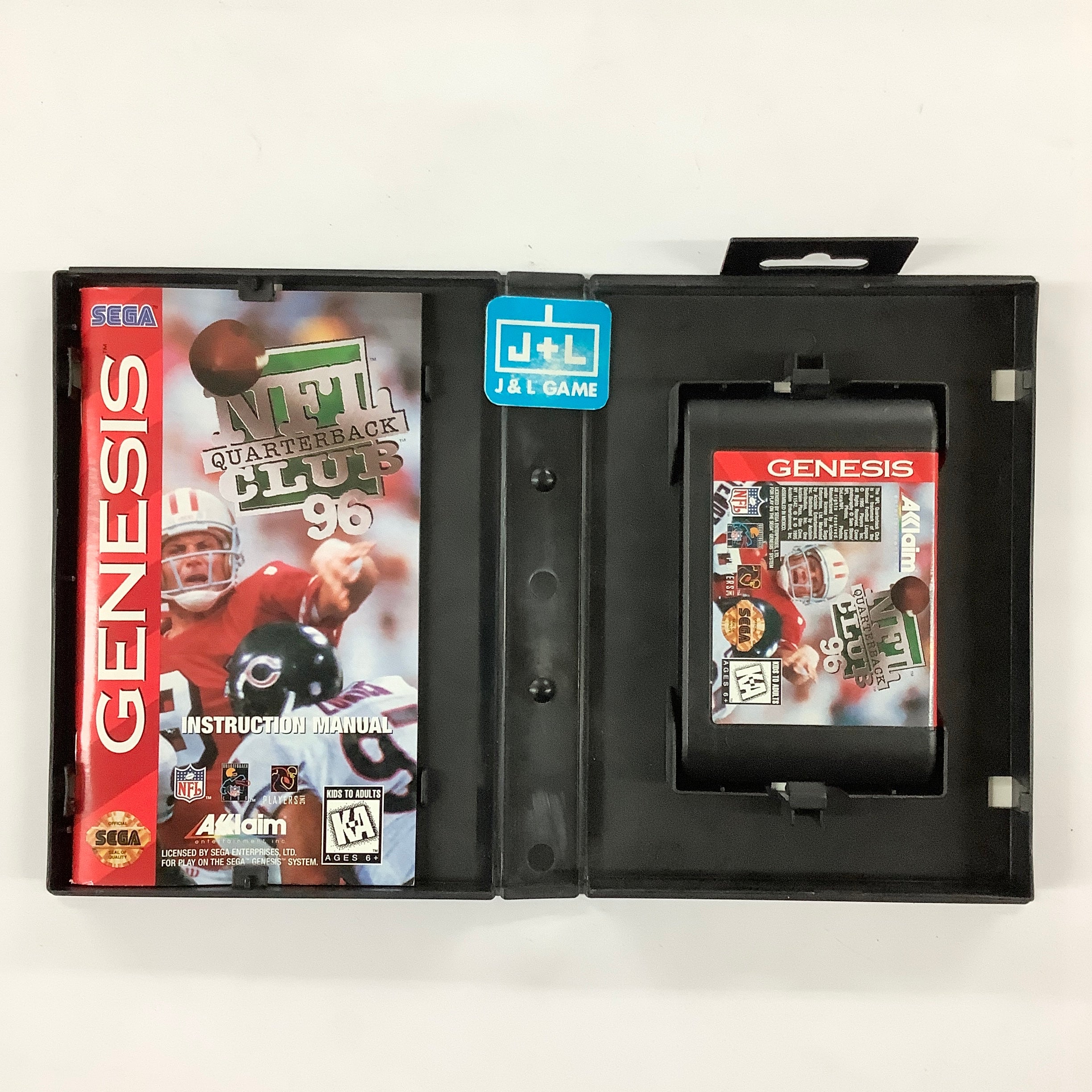 NFL Quarterback Club 96 - (SG) SEGA Genesis [Pre-Owned] Video Games Acclaim   