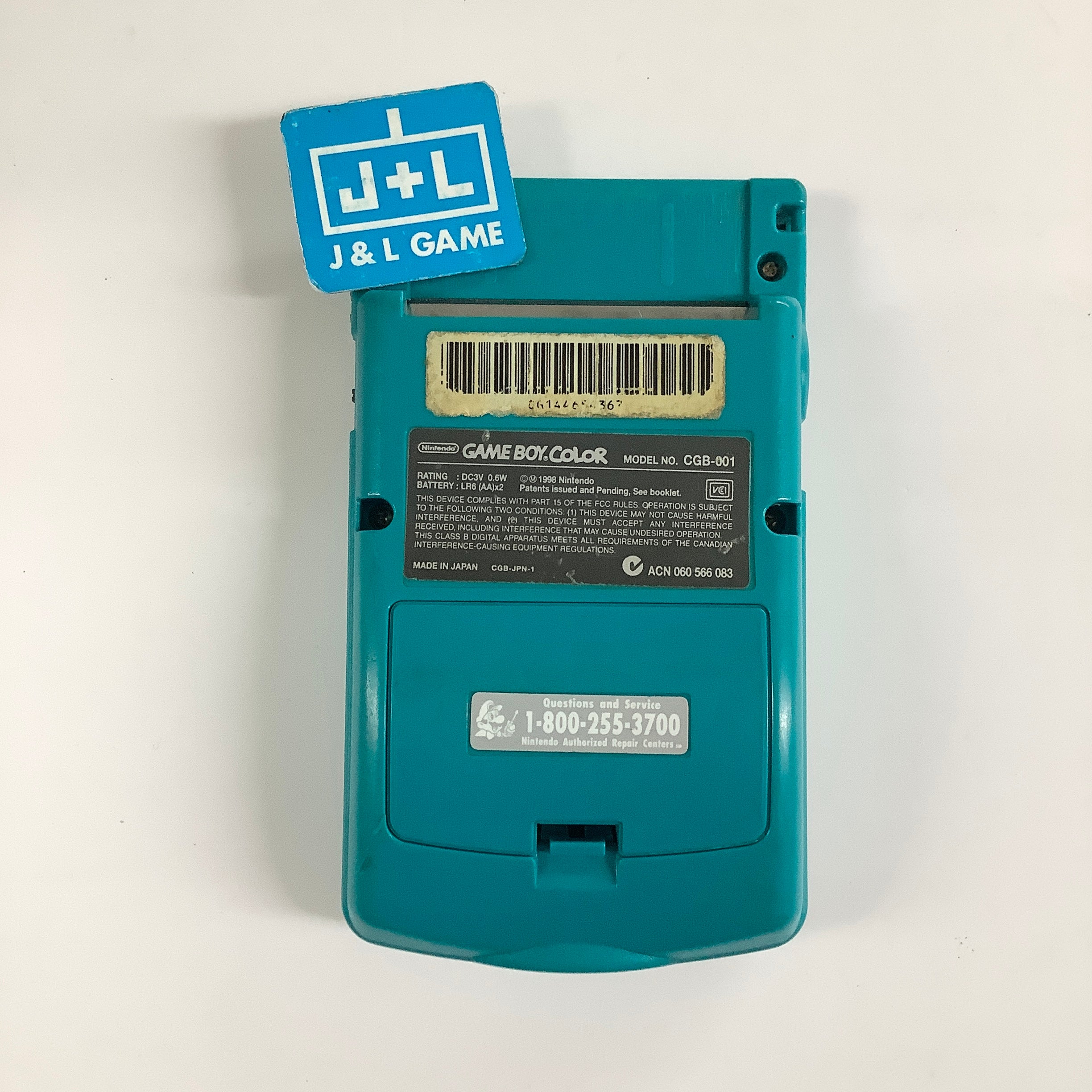 Nintendo Game Boy Color Console (Teal) - (GBC) Game Boy Color [Pre-Owned] Consoles Nintendo