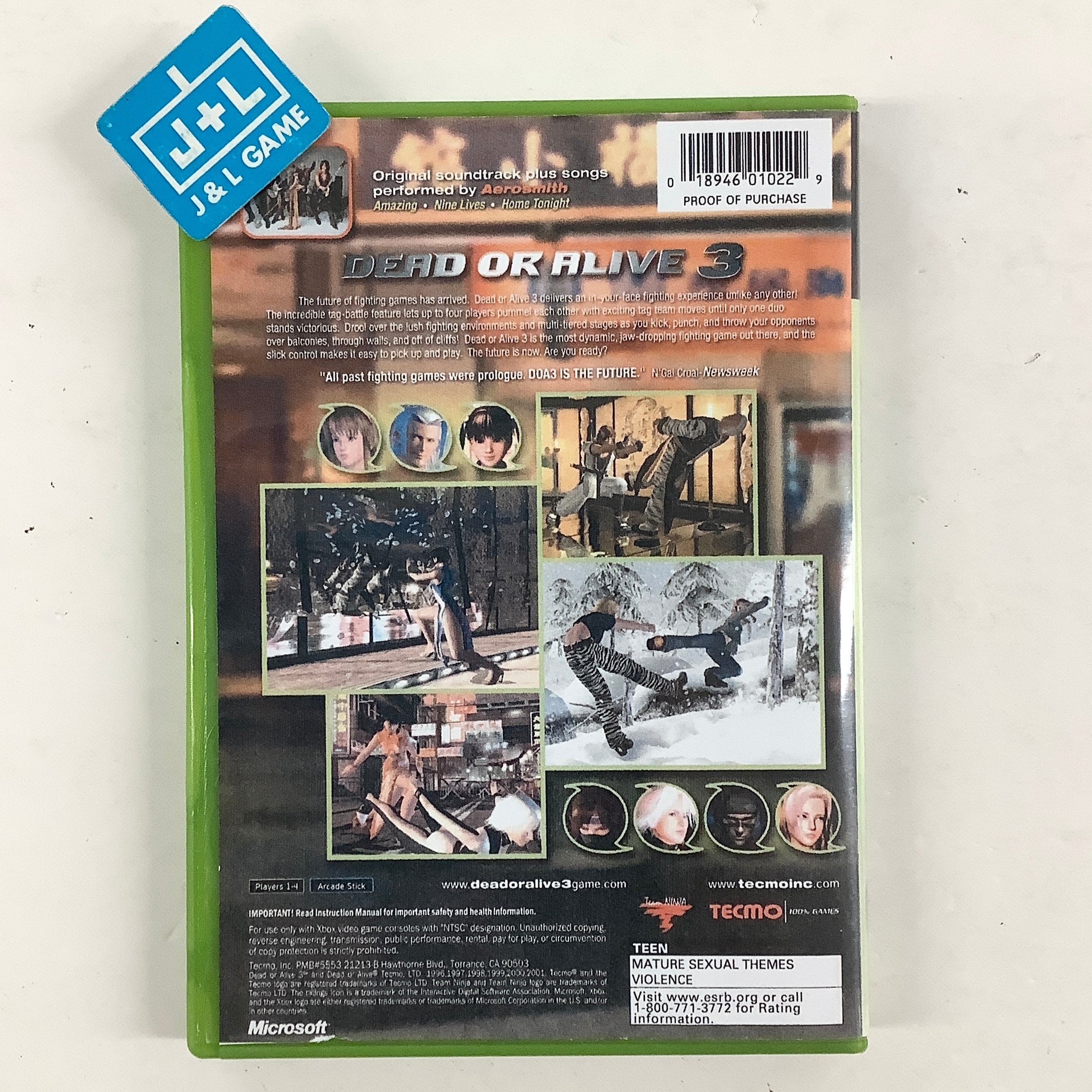 Dead or Alive 3 - (XB) Xbox [Pre-Owned] Video Games Tecmo