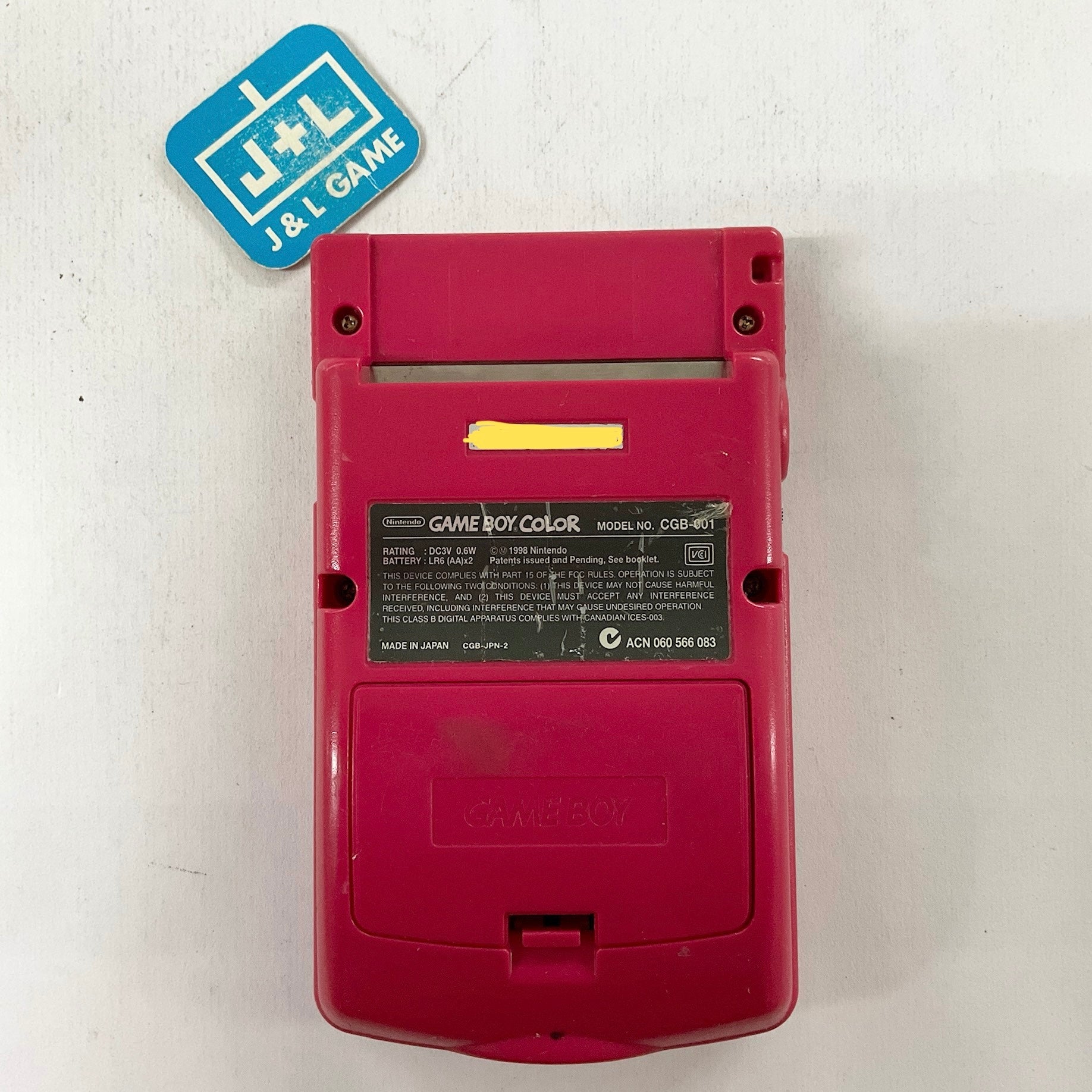 Nintendo Game Boy Color Console (Berry) - (GBC) Game Boy Color [Pre-Owned] Consoles Nintendo   