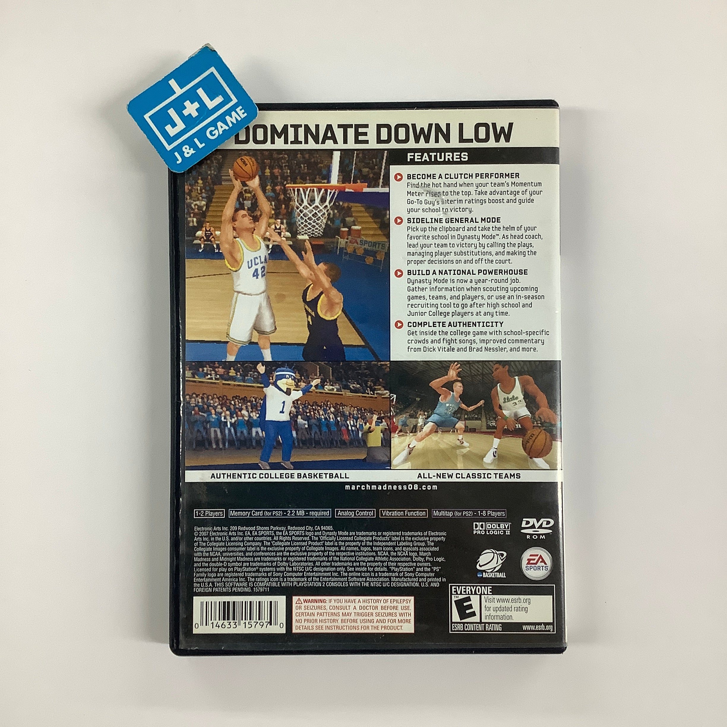 NCAA March Madness 08 - (PS2) PlayStation 2 [Pre-Owned] Video Games Electronic Arts