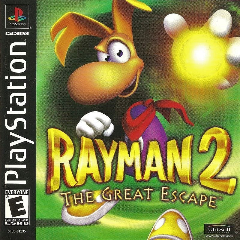 Rayman 2: The Great Escape - (PS1) PlayStation 1 [Pre-Owned] Video Games Ubisoft   