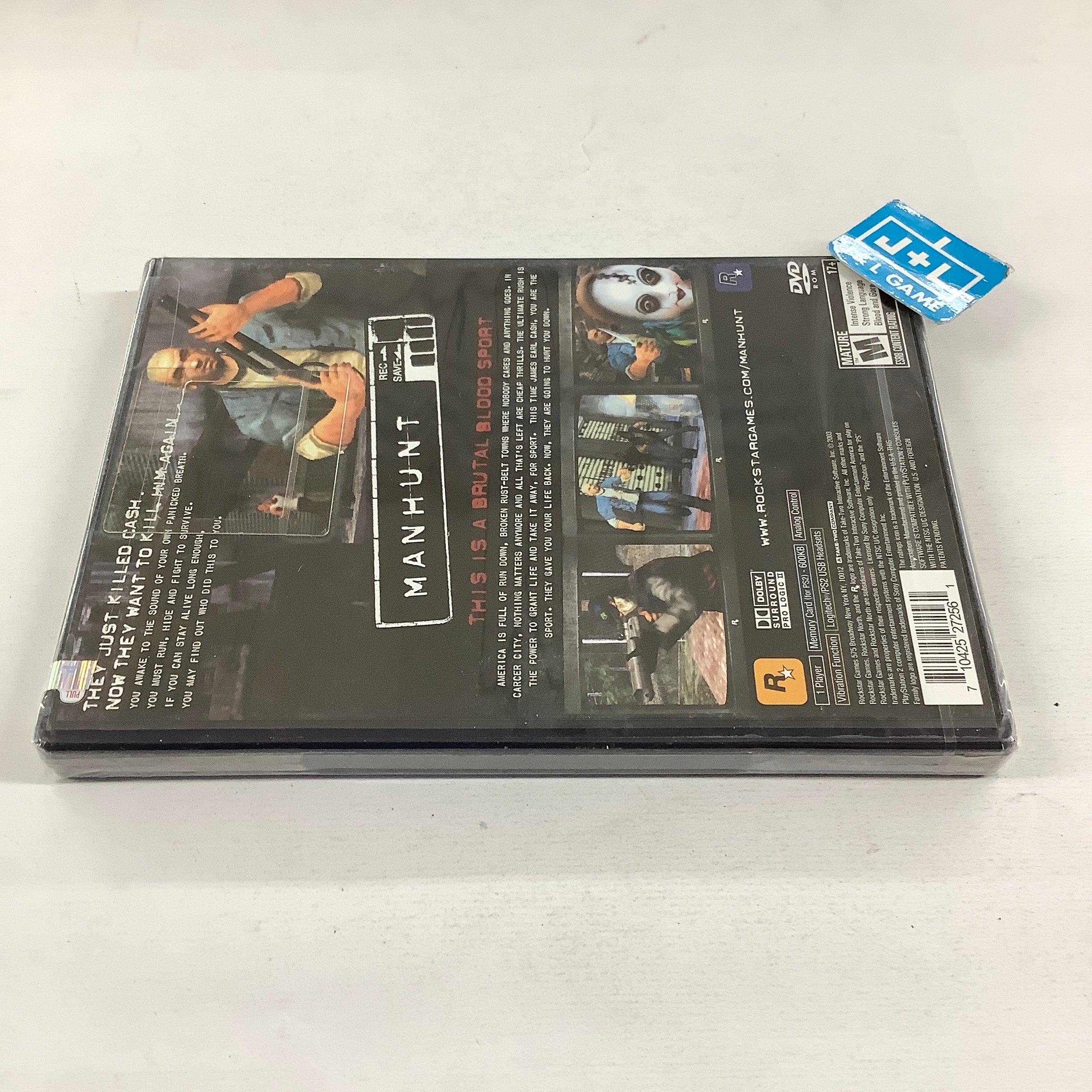 Manhunt - (PS2) PlayStation 2 Video Games Rockstar Games
