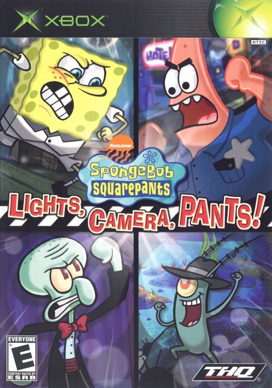 SpongeBob Squarepants: Lights, Camera, Pants - (XB) Xbox Video Games THQ   