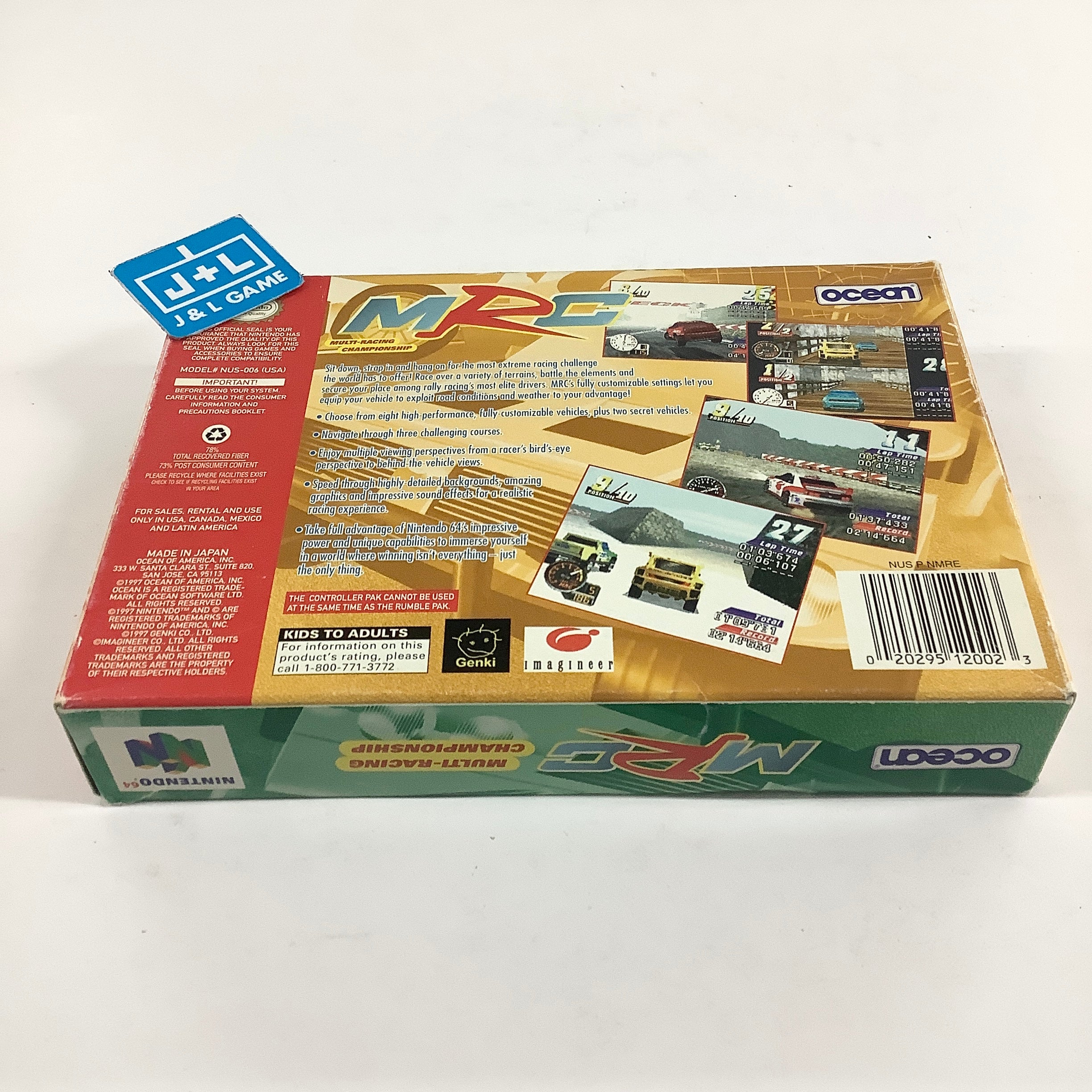 MRC: Multi-Racing Championship - (N64) Nintendo 64 [Pre-Owned] Video Games Ocean