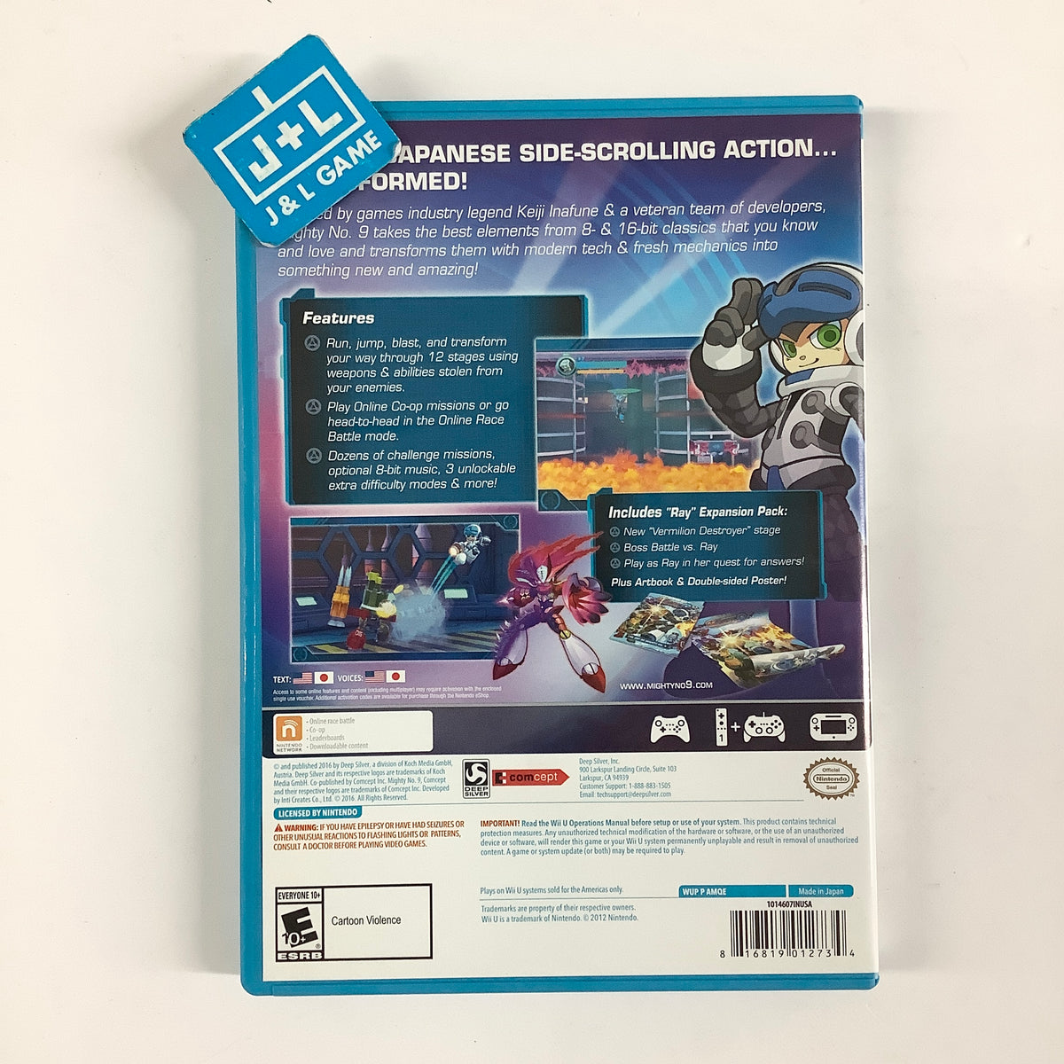 Mighty No. 9 - Nintendo Wii U [Pre-Owned] Video Games Classic Officials