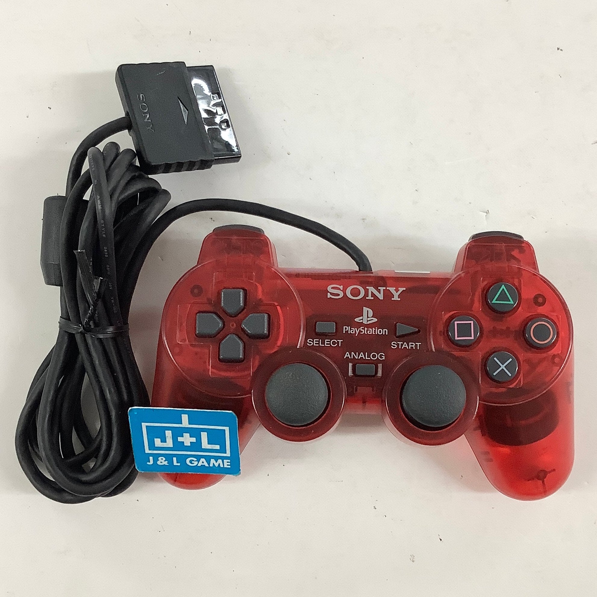 Sony DualShock 2 Controller (Clear Red) - (PS2) PlayStation 2 [Pre-Owned] Accessories Sony
