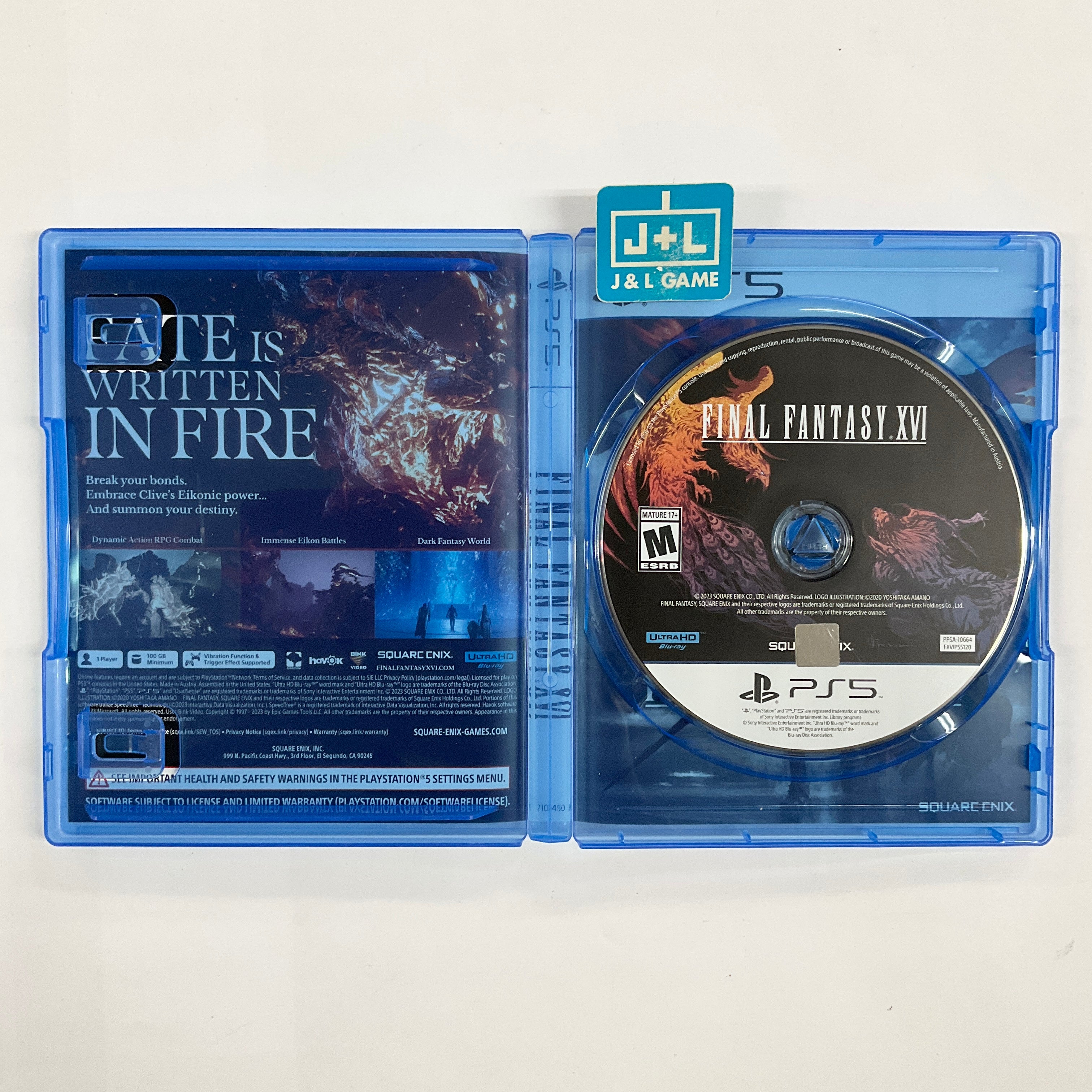 Final Fantasy XVI - (PS5) PlayStation 5 [Pre-Owned] | J&L Game