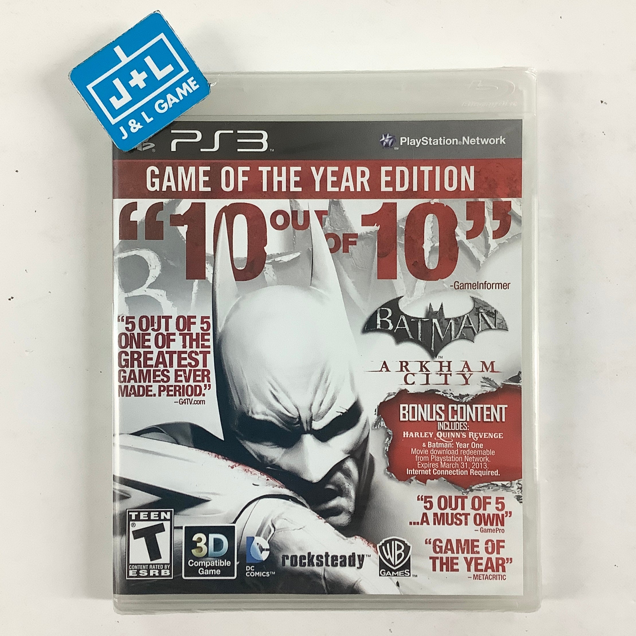 Batman: Arkham City - Game of the Year Edition - (PS3) PlayStation 3 ...
