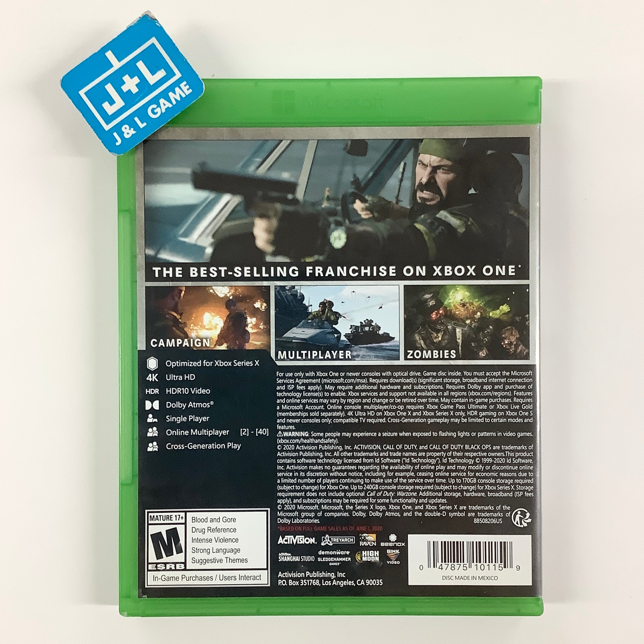 Call of Duty: Black Ops Cold War - (XSX) Xbox Series X [Pre-Owned] Video Games ACTIVISION