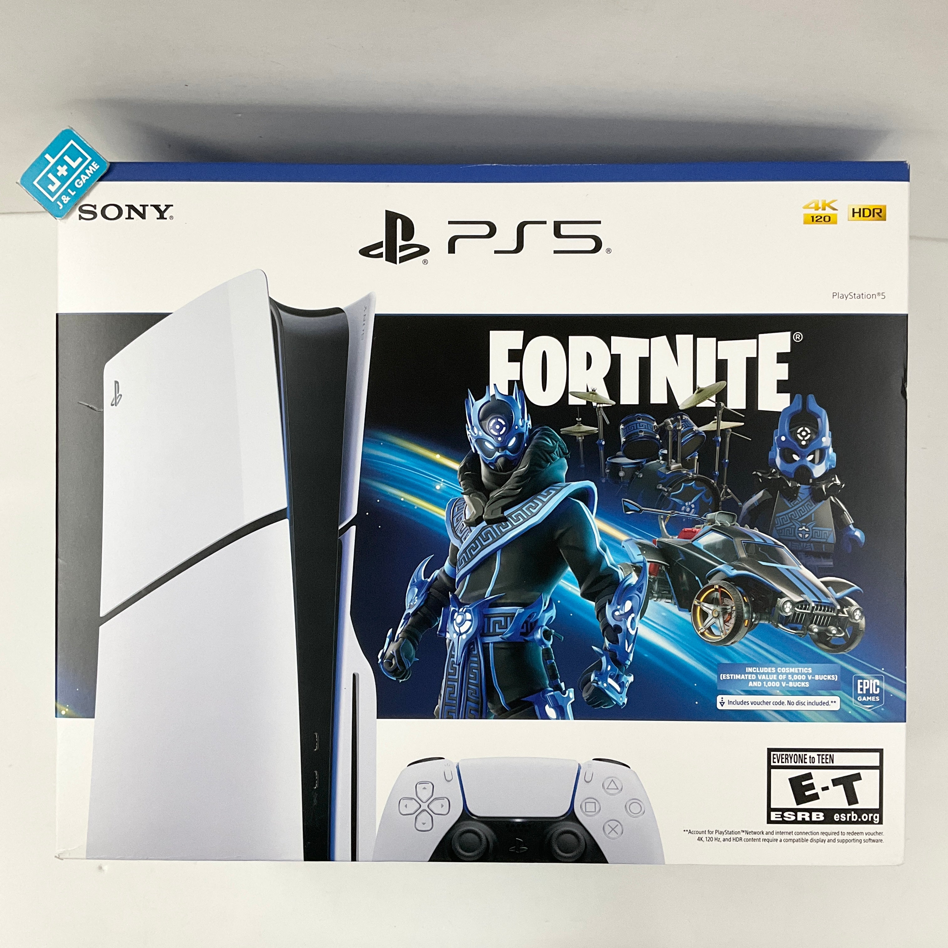SONY PlayStation 5 Disc Edition Console (Fortnite Cobalt Star Disc Edition) (Model CFI-2015) - (PS5) PlayStation 5 CONSOLE PlayStation