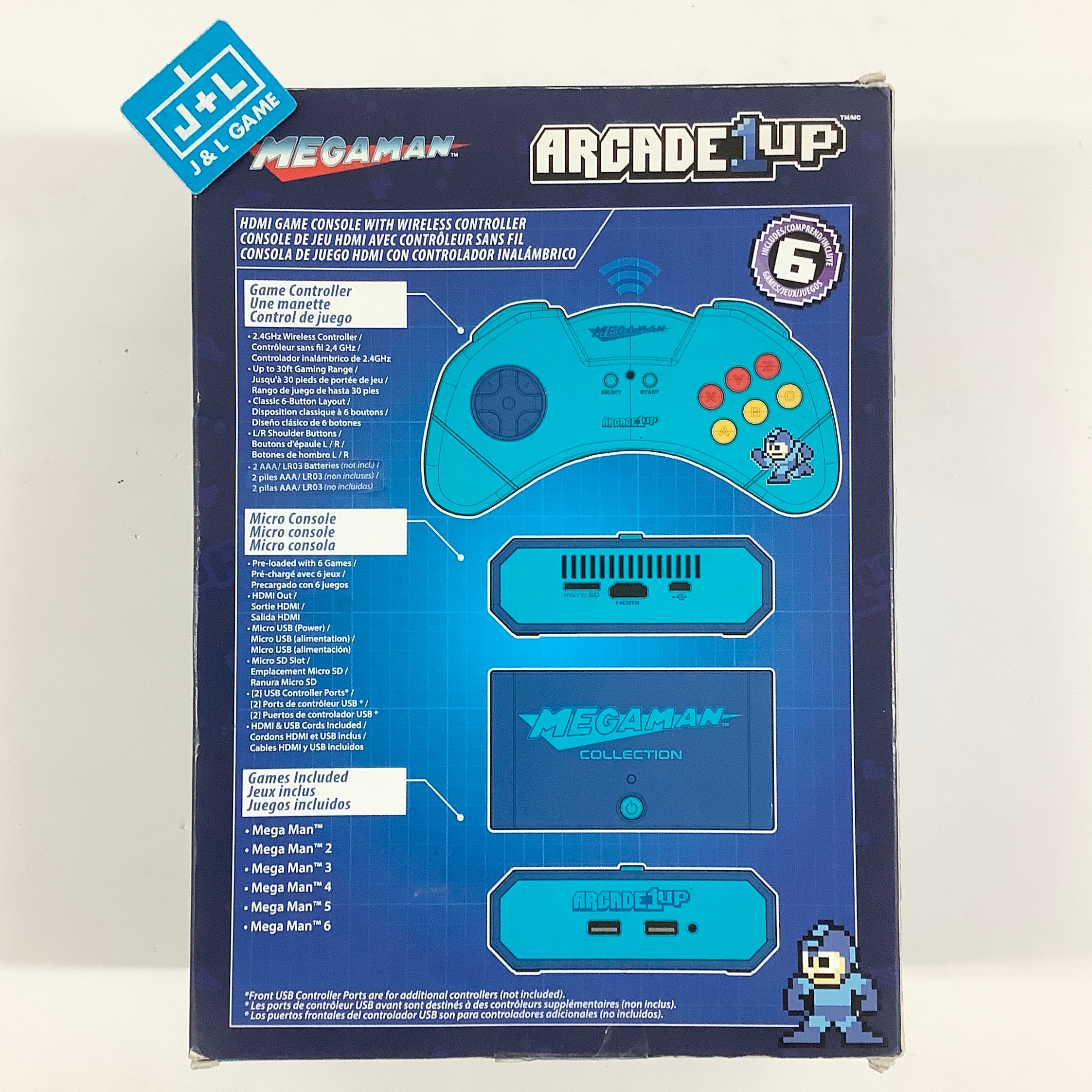 Arcade 1Up Mega Man HDMI Game Console with Wireless Controller - [Pre-Owned] CONSOLE ARCADE1UP