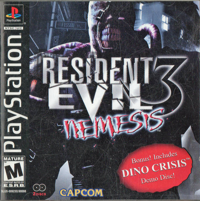 Resident Evil 3: Nemesis (with Dino Crisis Demo Disc) - (PS1) PlayStation 1 [Pre-Owned] Video Games Capcom
