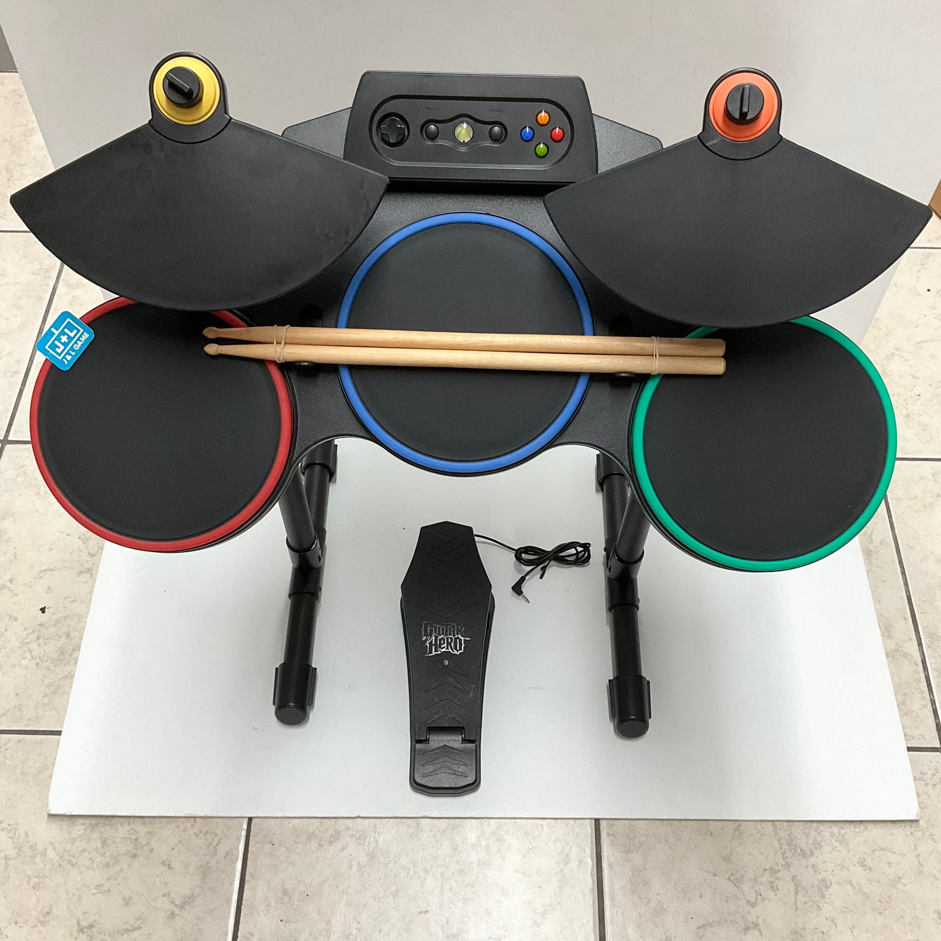 Xbox 360 Activision Guitar Hero World Tour Wireless Drum