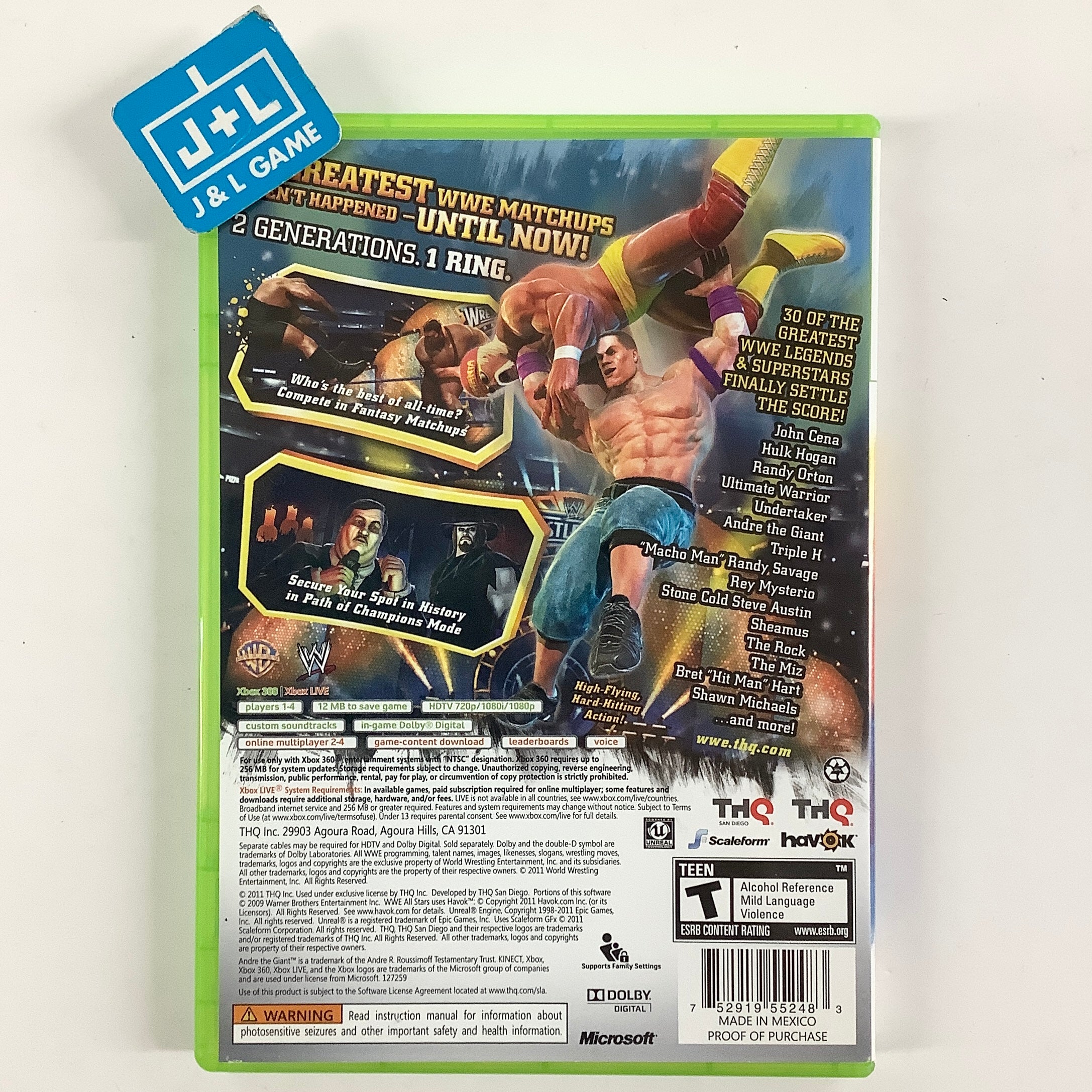 WWE All Stars - Xbox 360 [Pre-Owned] Video Games THQ