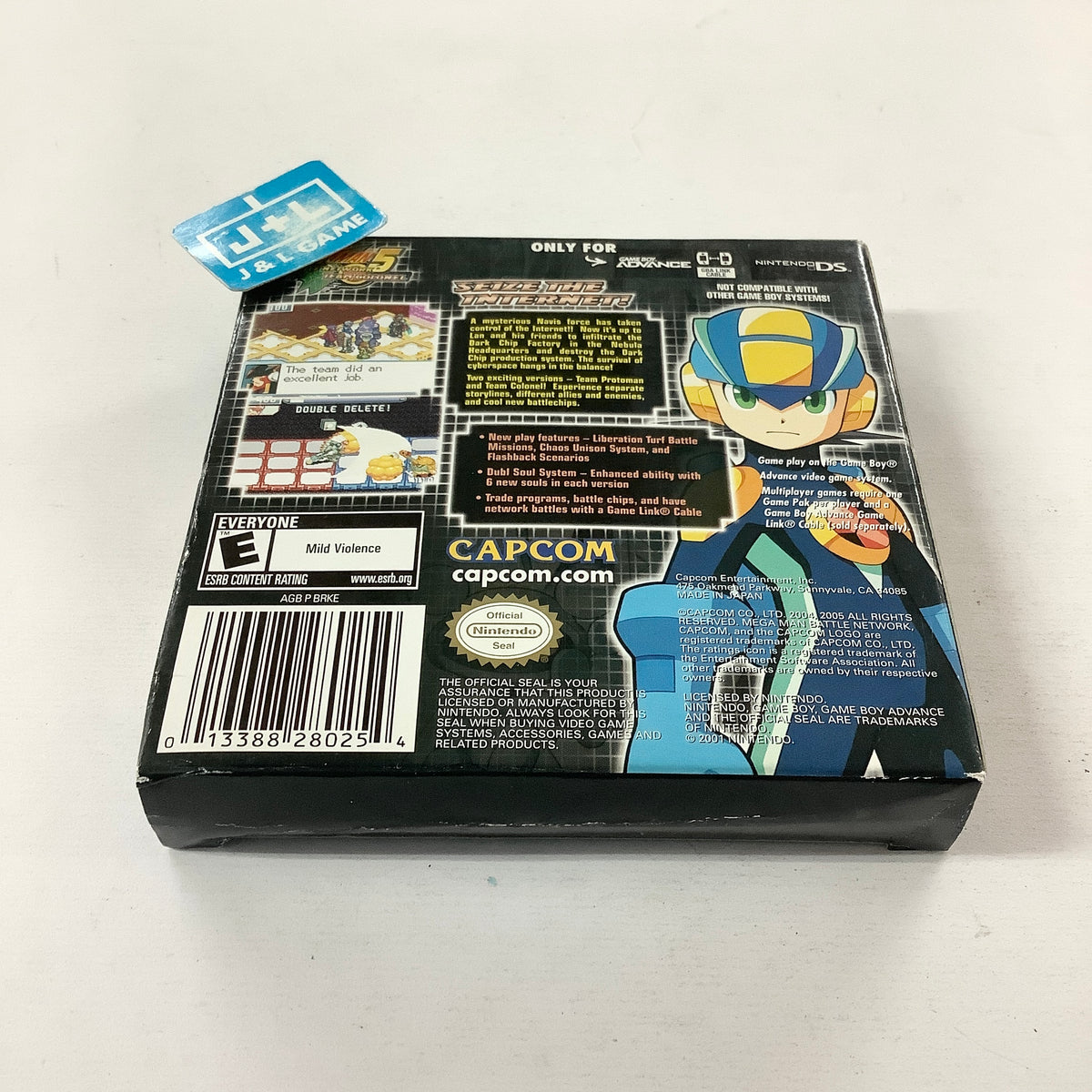 Battle Network Colonel Mega Man Battle Network 5: Team Colonel - (GBA) Game Boy Advance [Pre ...