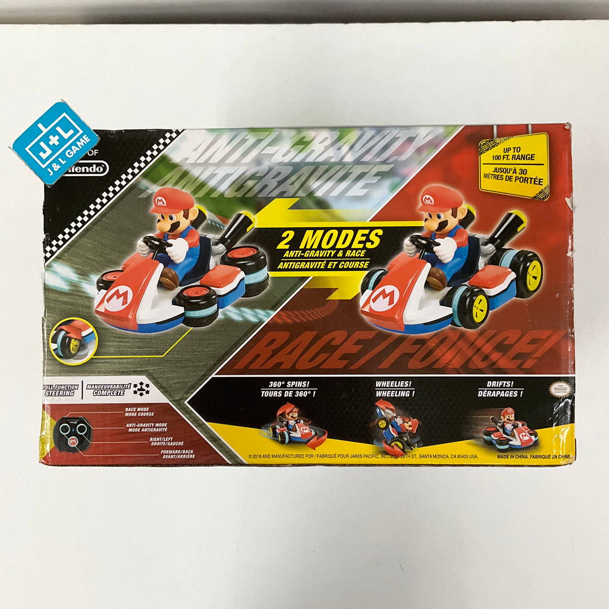 Nintendo Super Mario Kart 8 Anti-Gravity Mini RC Racer 2.4GHZ (Mario ...
