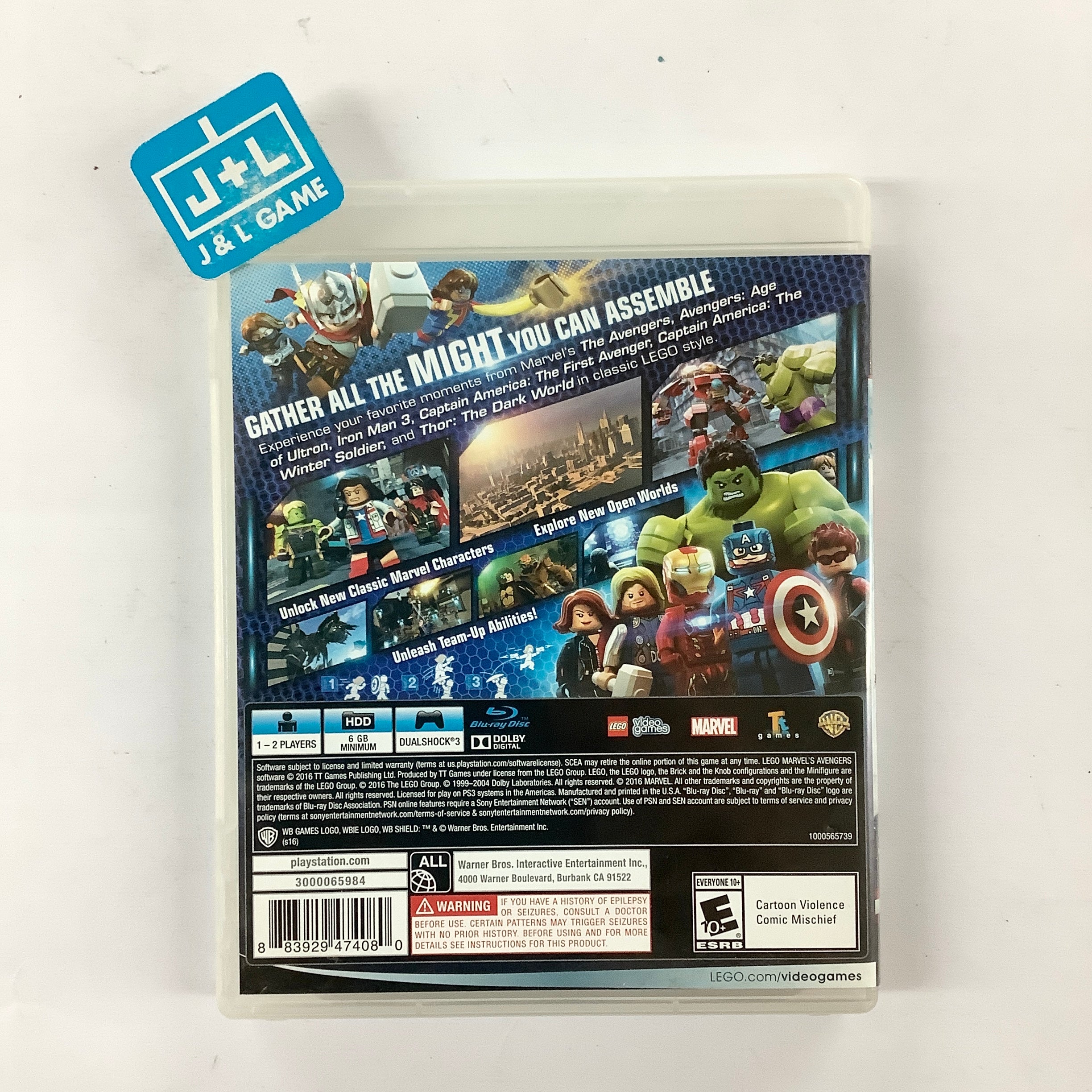 LEGO Marvel's Avengers - (PS3) PlayStation 3 [Pre-Owned] Video Games WB Games   