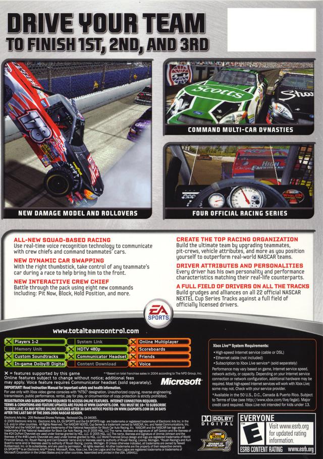 NASCAR 06: Total Team Control - (XB) Xbox | J&L Game