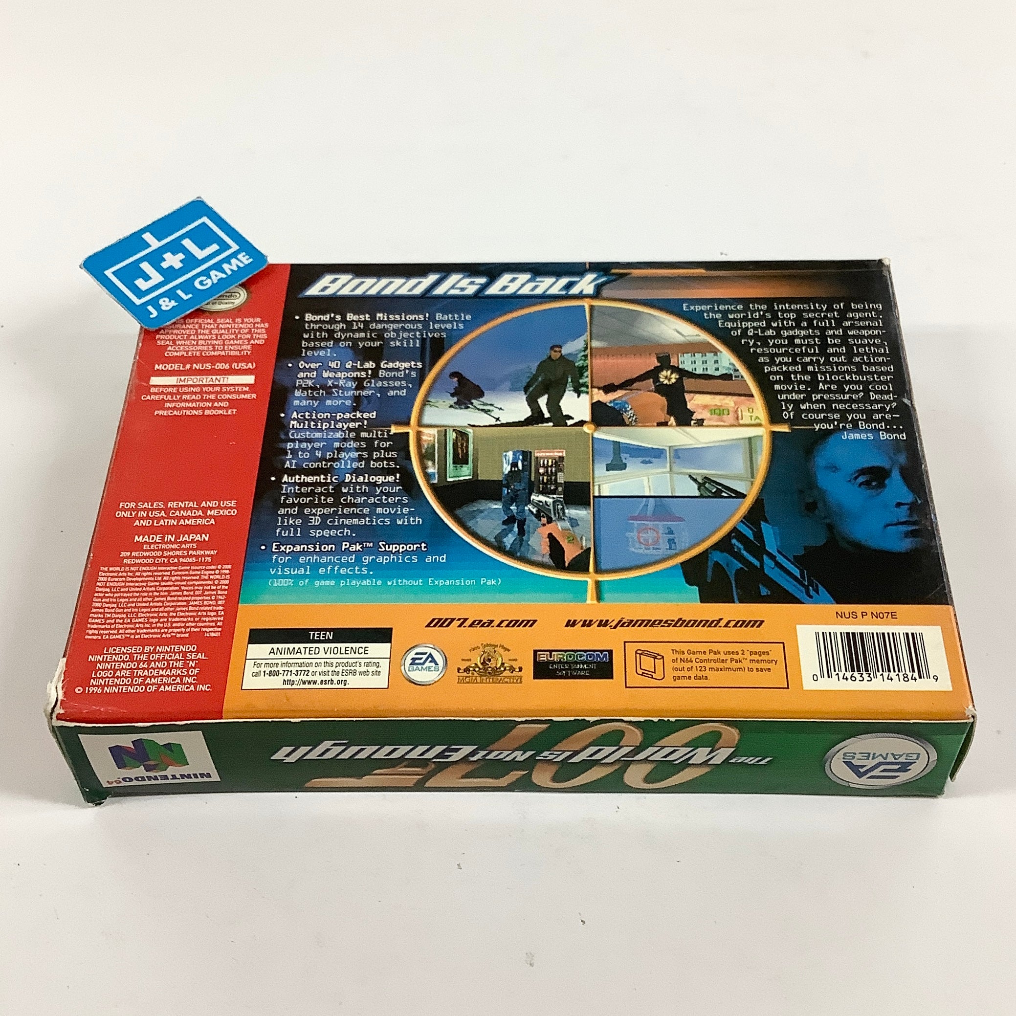 007: The World Is Not Enough - (N64) Nintendo 64 [Pre-Owned]