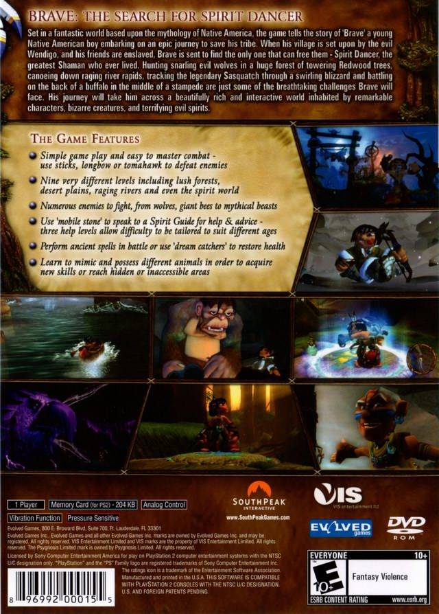 Brave: The Search for Spirit Dancer - (PS2) PlayStation 2 [Pre-Owned] Video Games THQ   