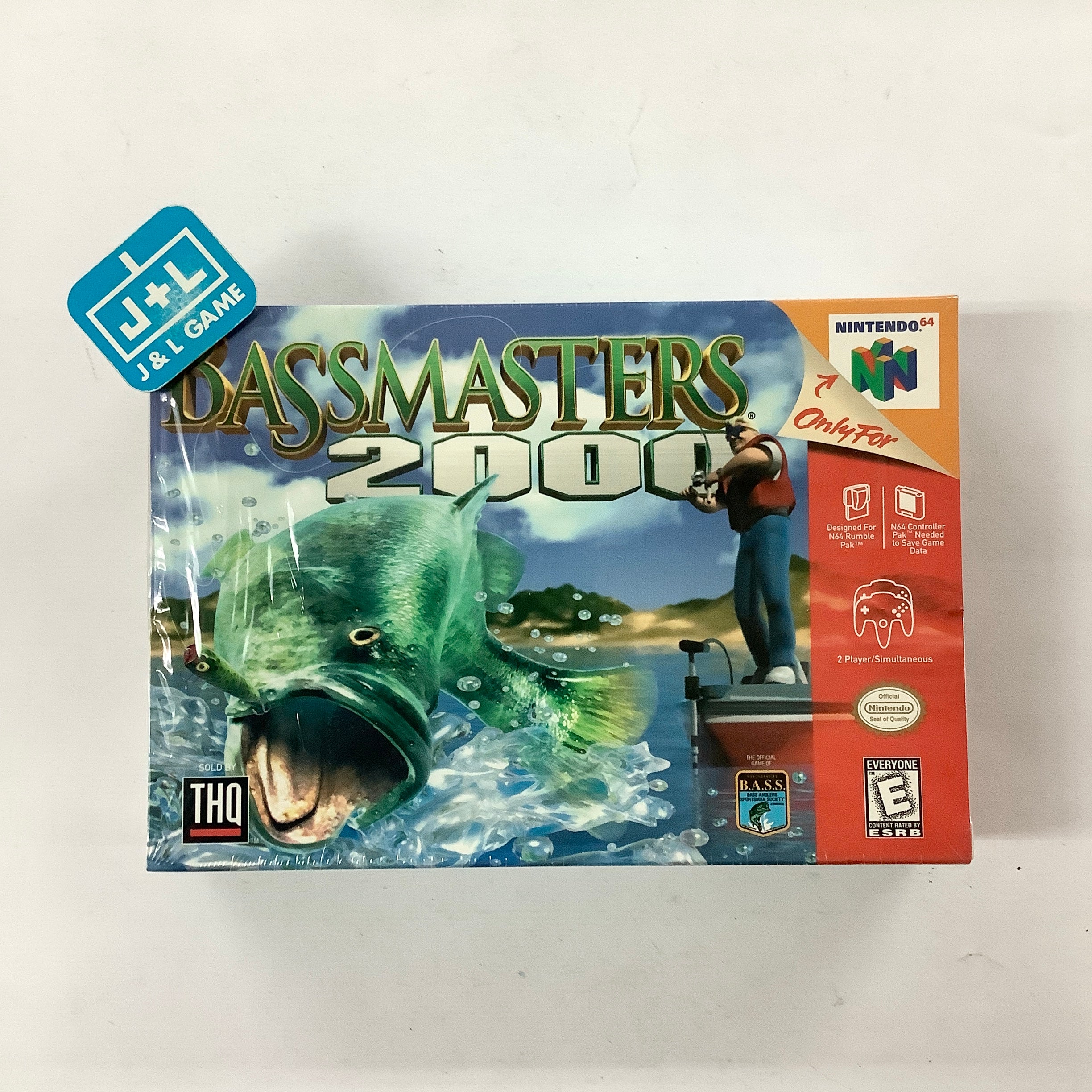 Bassmasters 2000 - (N64) Nintendo 64 Video Games THQ   