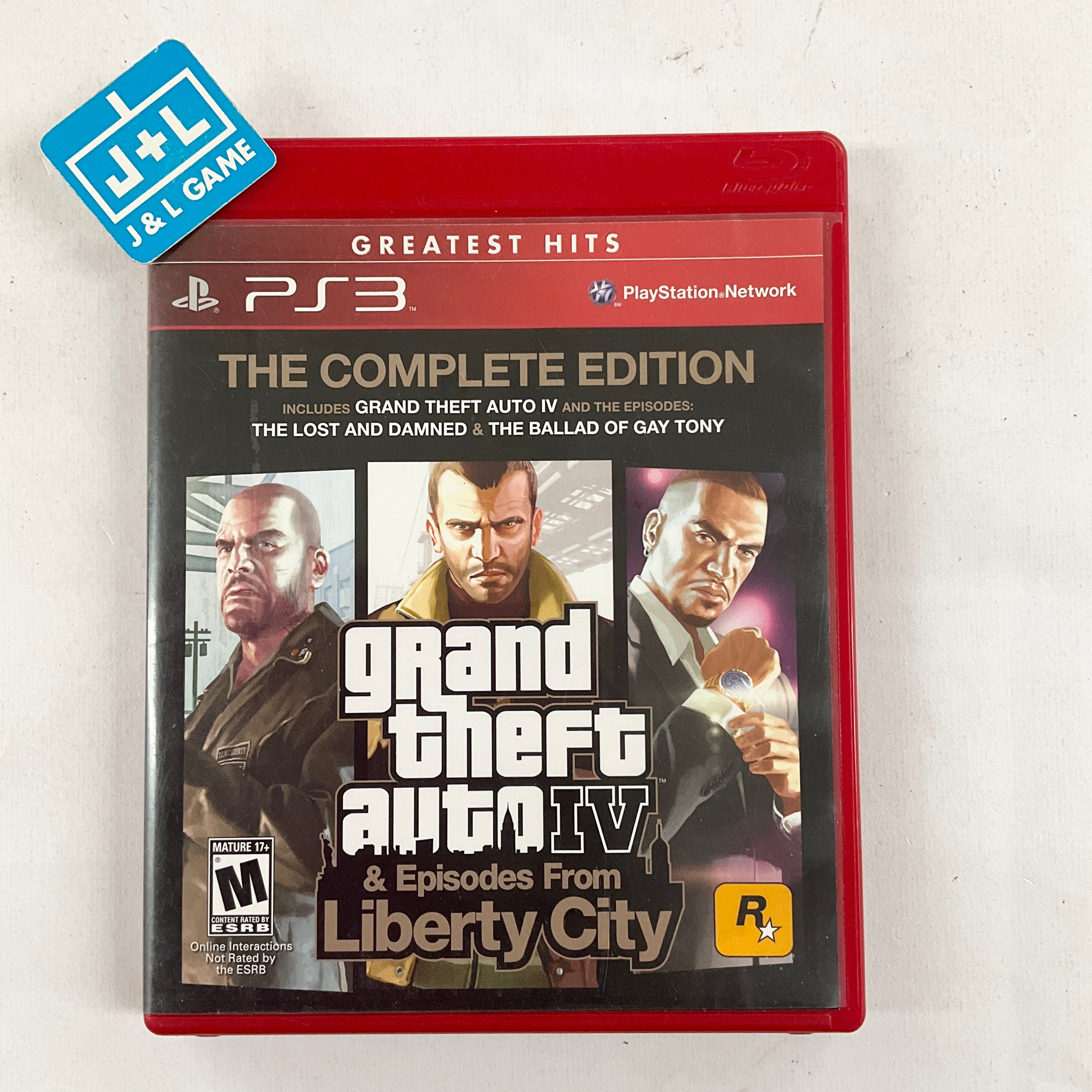 Grand Theft Auto IV & Episodes from Liberty City: The Complete Edition (Greatest Hits) - (PS3) PlayStation 3 [Pre-Owned] Video Games Rockstar Games