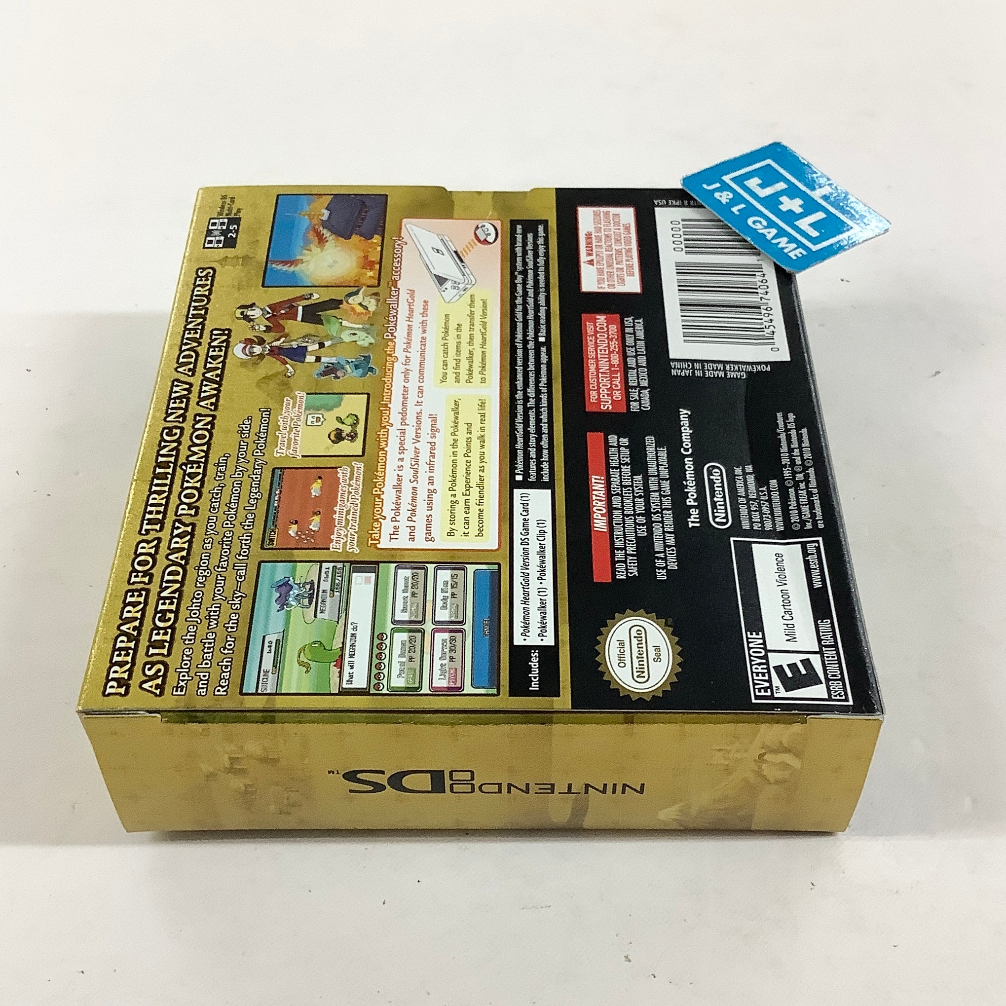 Pokemon HeartGold Version (w/ Pokewalker) - (NDS) Nintendo DS [Pre-Owned] Video Games Nintendo