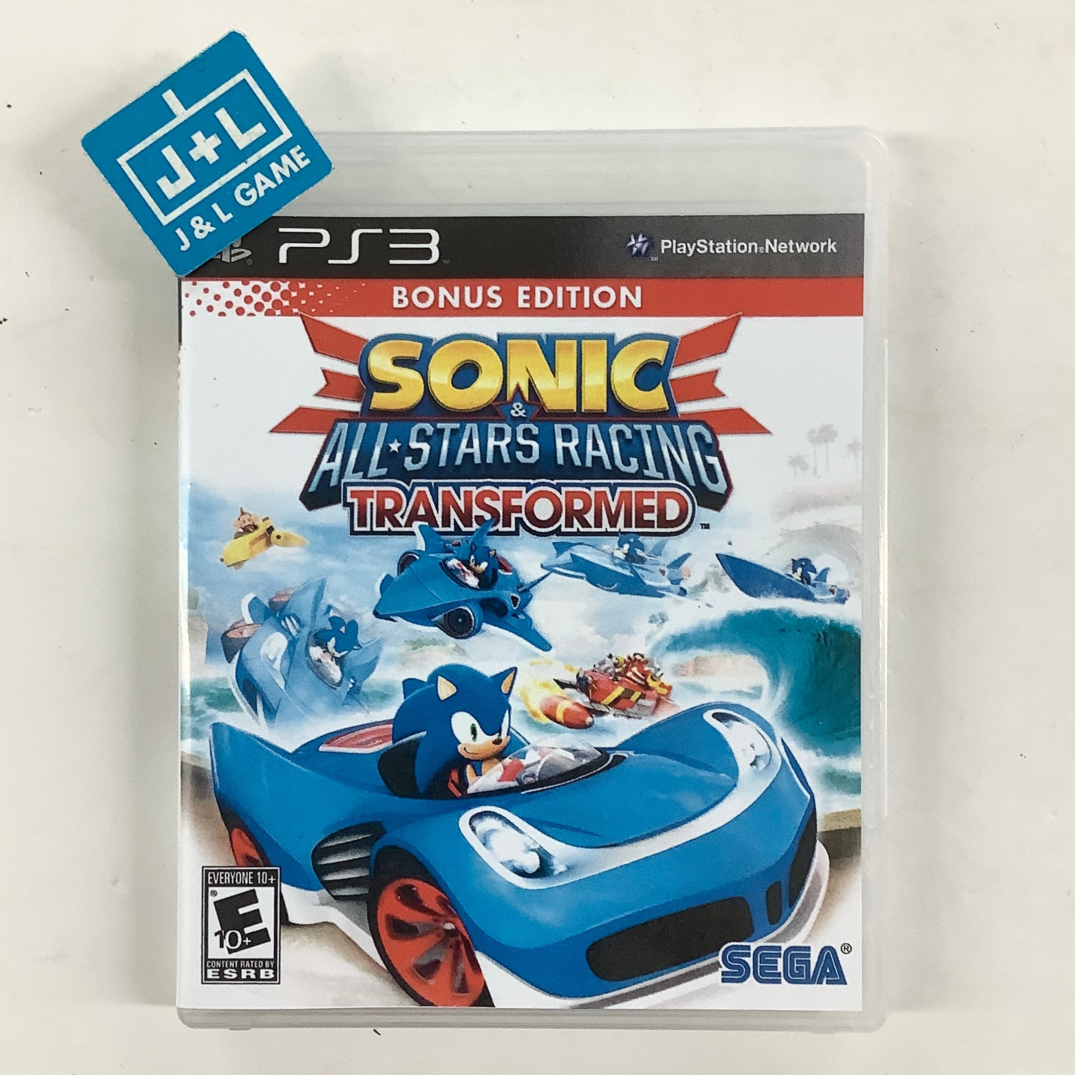 Sonic & All-Stars Racing Transformed (Bonus Edition) - (PS3) PlayStation 3 [Pre-Owned] Video Games Sega