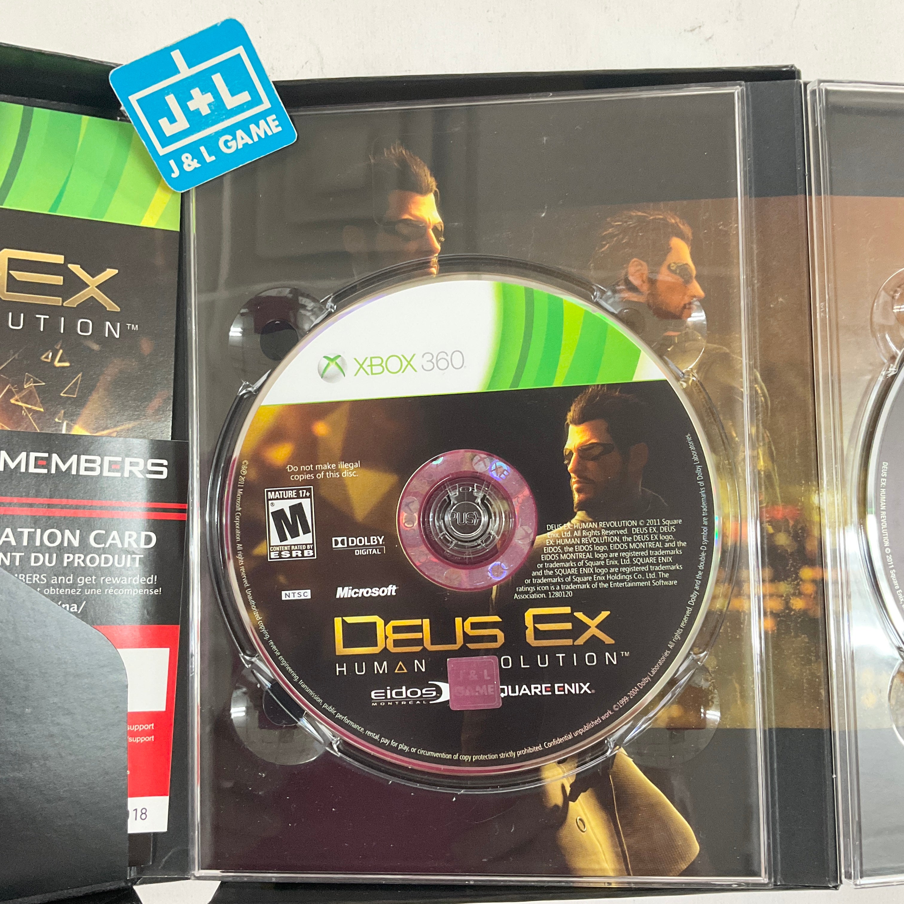 Deus Ex: Human Revolution (Augmented Edition) - Xbox 360 [Pre-Owned] Video Games Square Enix