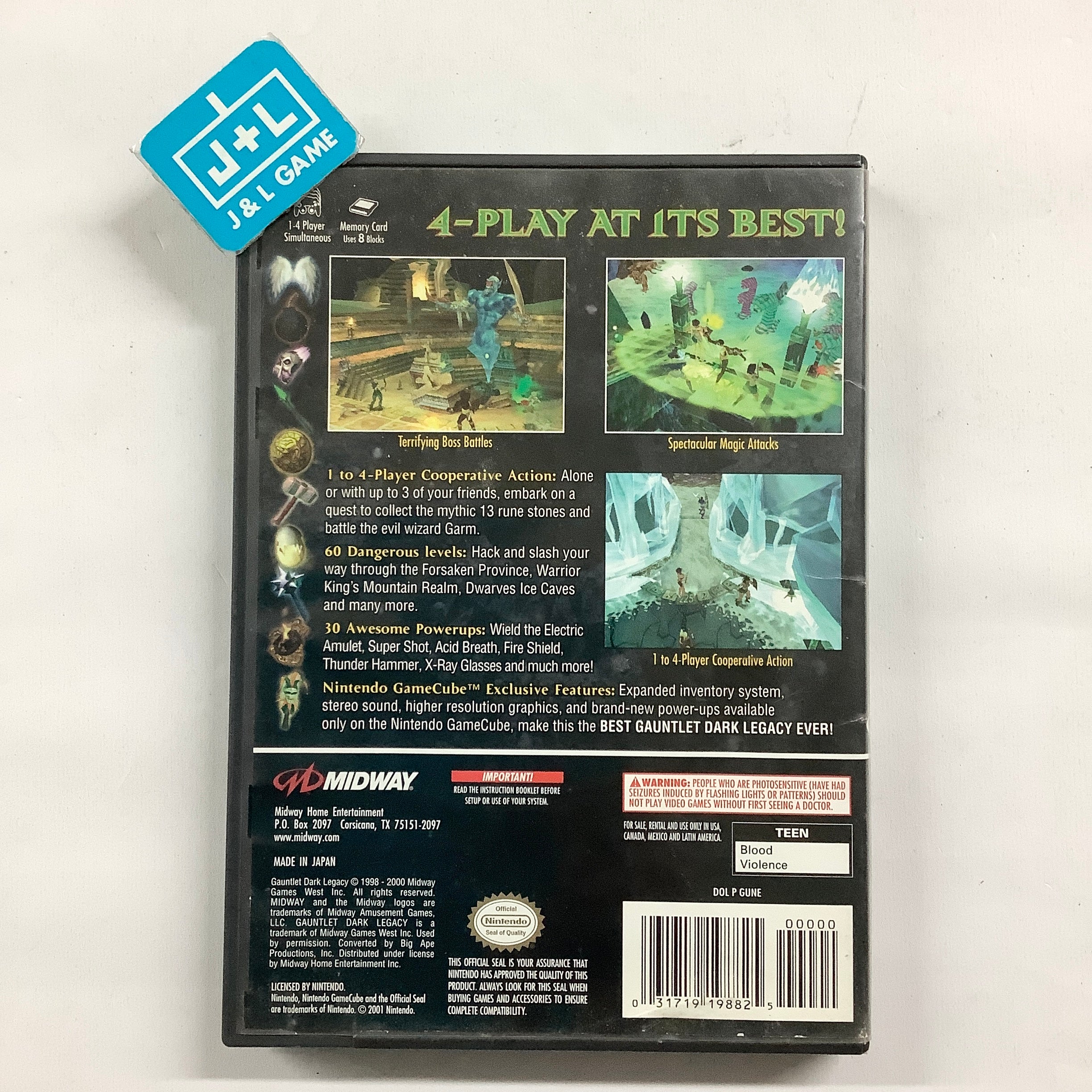 Gauntlet: Dark Legacy - (GC) GameCube [Pre-Owned] Video Games Midway
