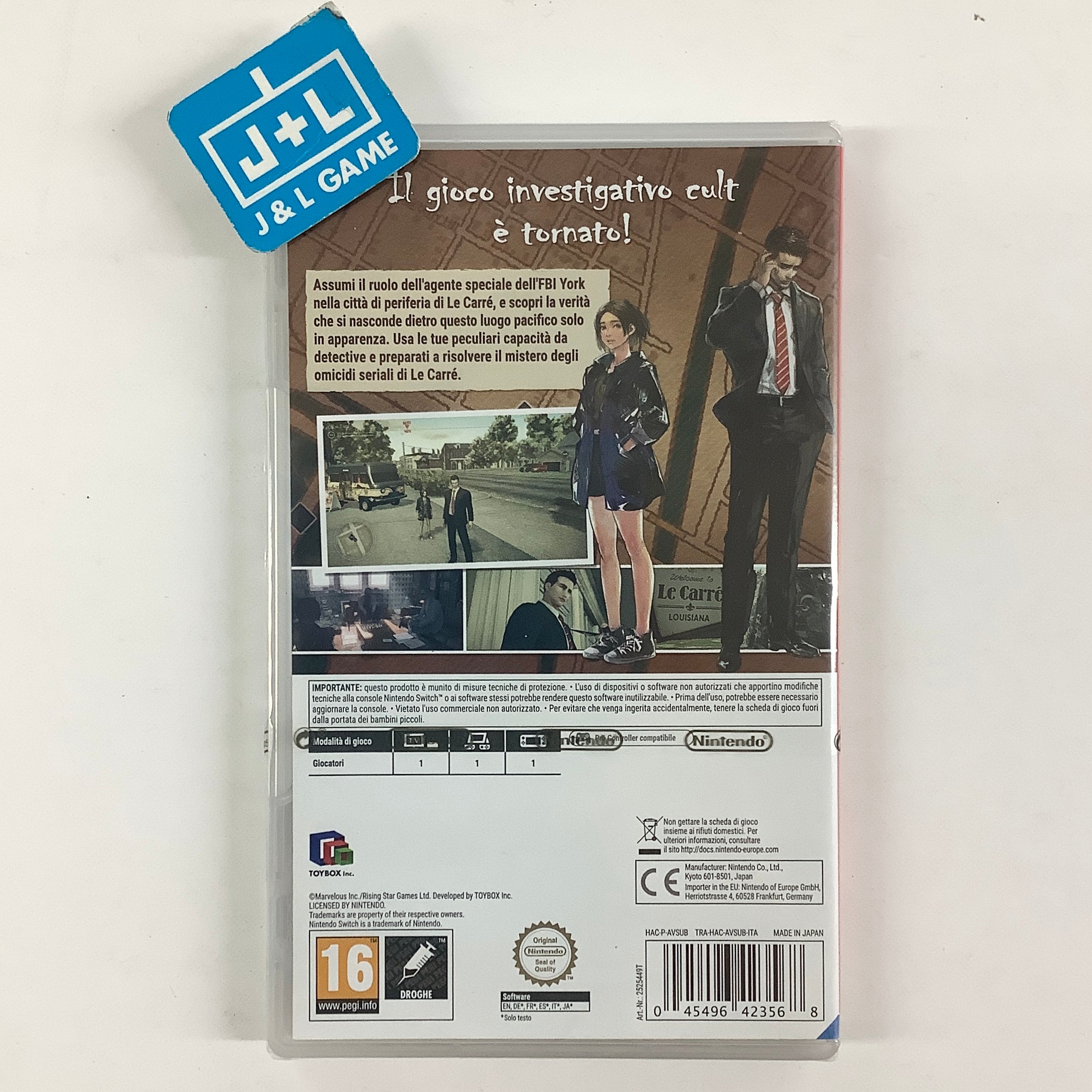 Deadly Premonition 2: A Blessing In Disguise (Italian Cover) - (NSW) Nintendo Switch (European Import) Video Games Rising Star Games