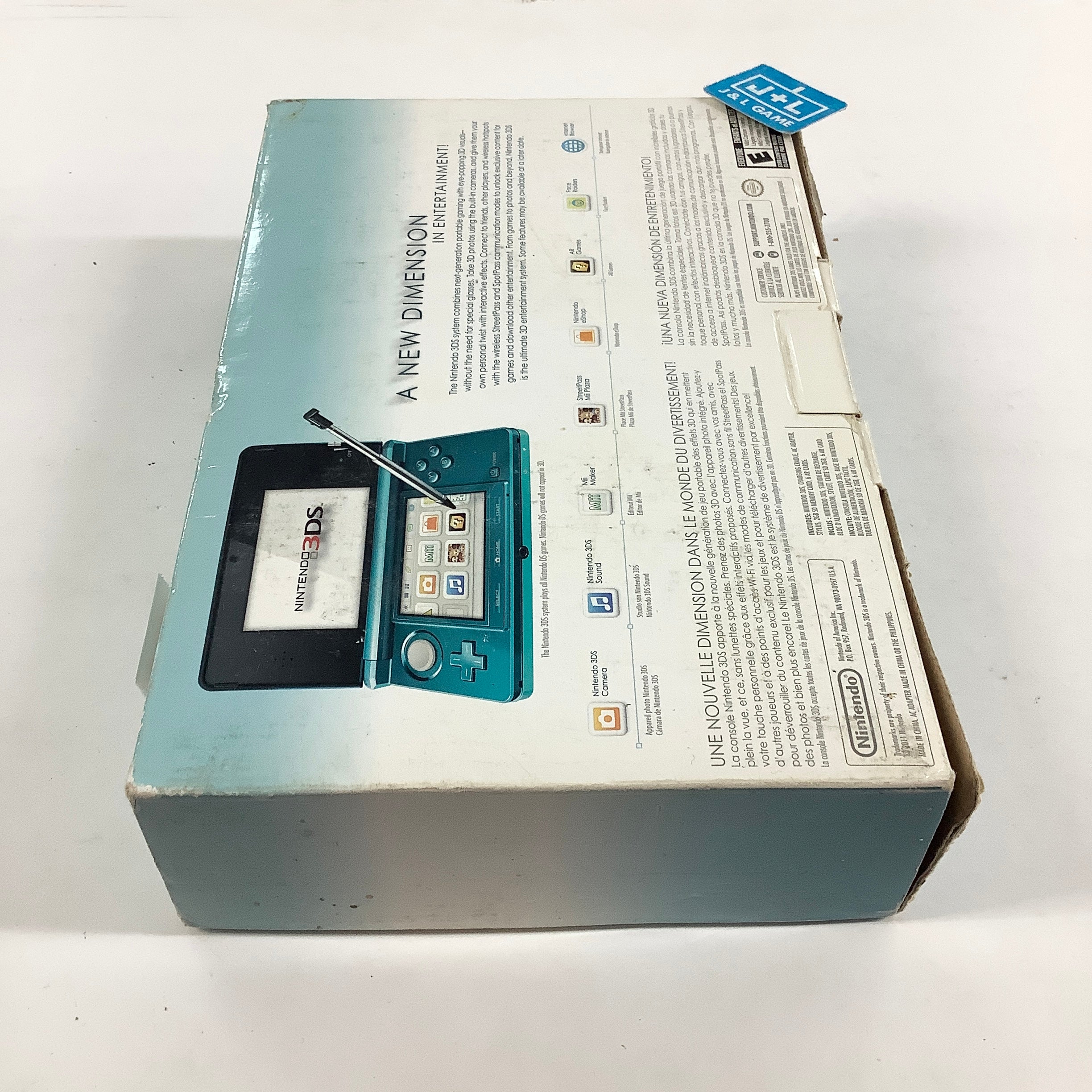 Nintendo 3DS Console (Aqua Blue) - Nintendo 3DS [Pre-Owned] Consoles Nintendo