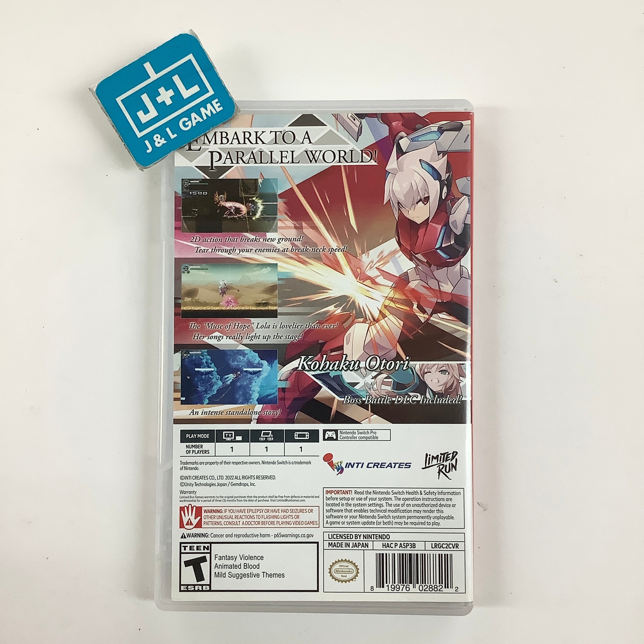 Gunvolt Chronicles: Luminous Avenger iX 2 - (NSW) Nintendo Switch [Pre-Owned]