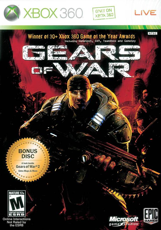 Gears of War (with Bonus Disc) - Xbox 360 [Pre-Owned] Video Games Microsoft   