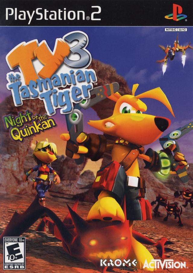 TY3 Tasmanian Tour: Night of the Quinkan - (PS2) PlayStation 2 [Pre-Owned] Video Games Activision Classics   