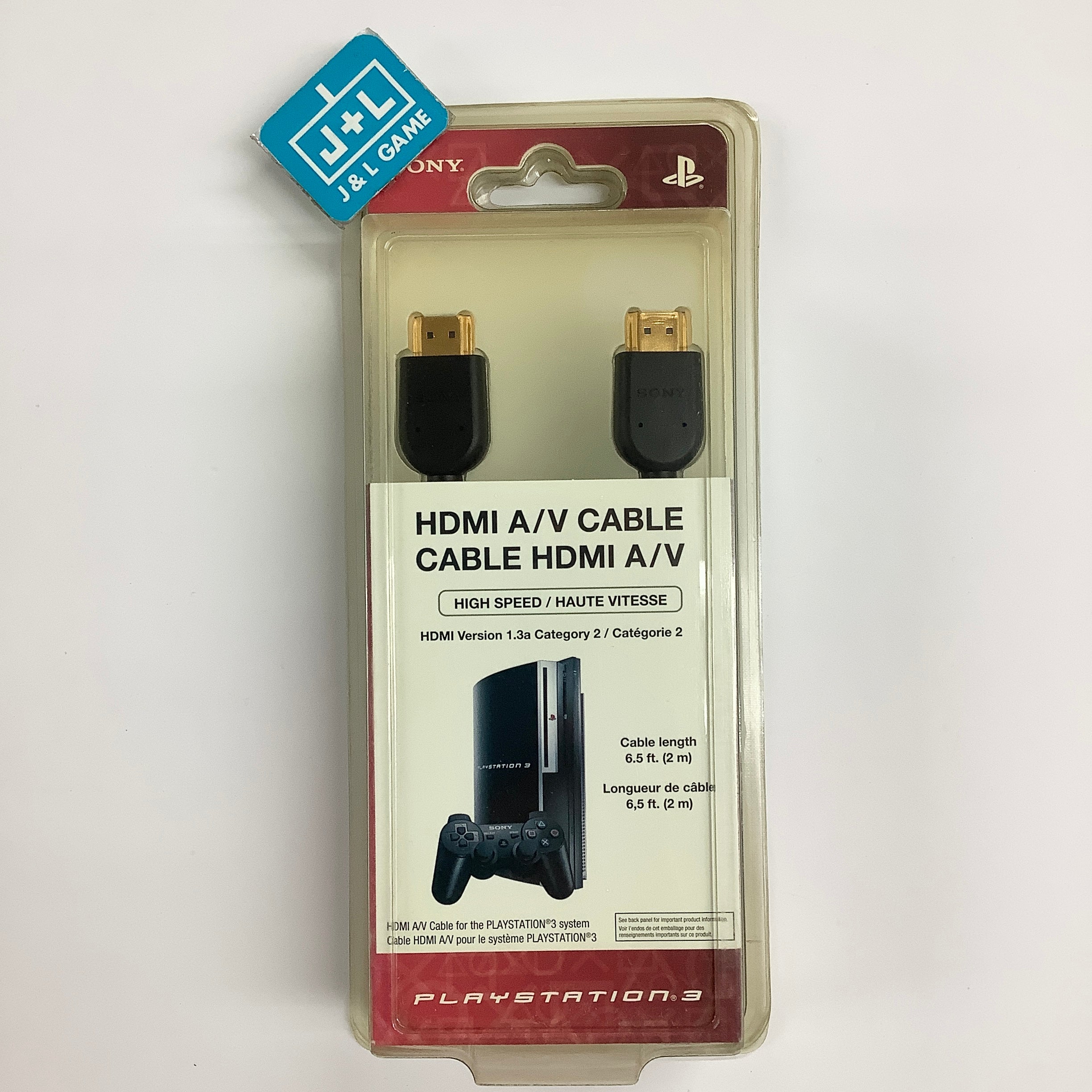 Sony HDMI A/V Cable - (PS3) PlayStation 3 Video Games PlayStation