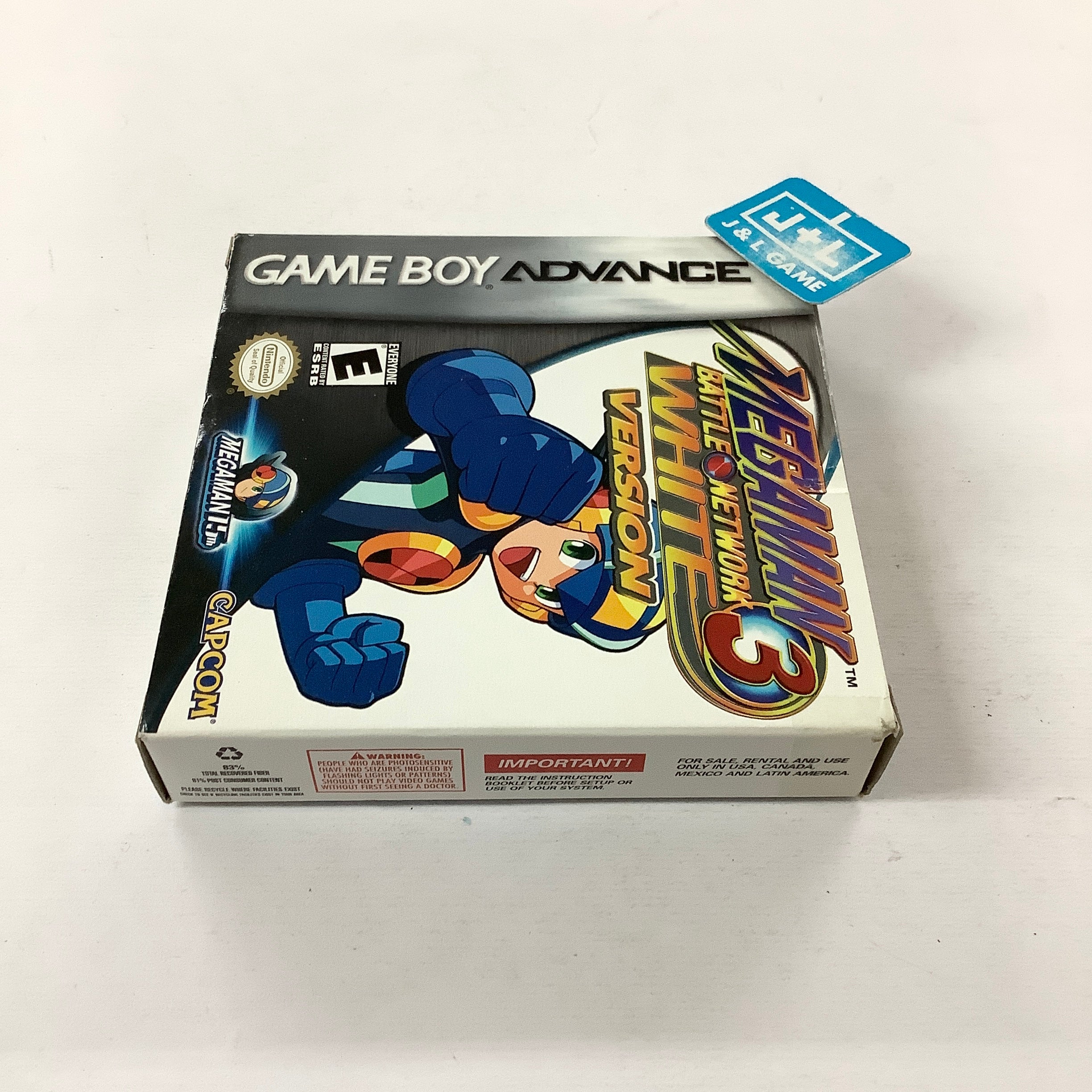 Mega Man Battle Network 3: White Version - (GBA) Game Boy Advance [Pre-Owned] Video Games Capcom   