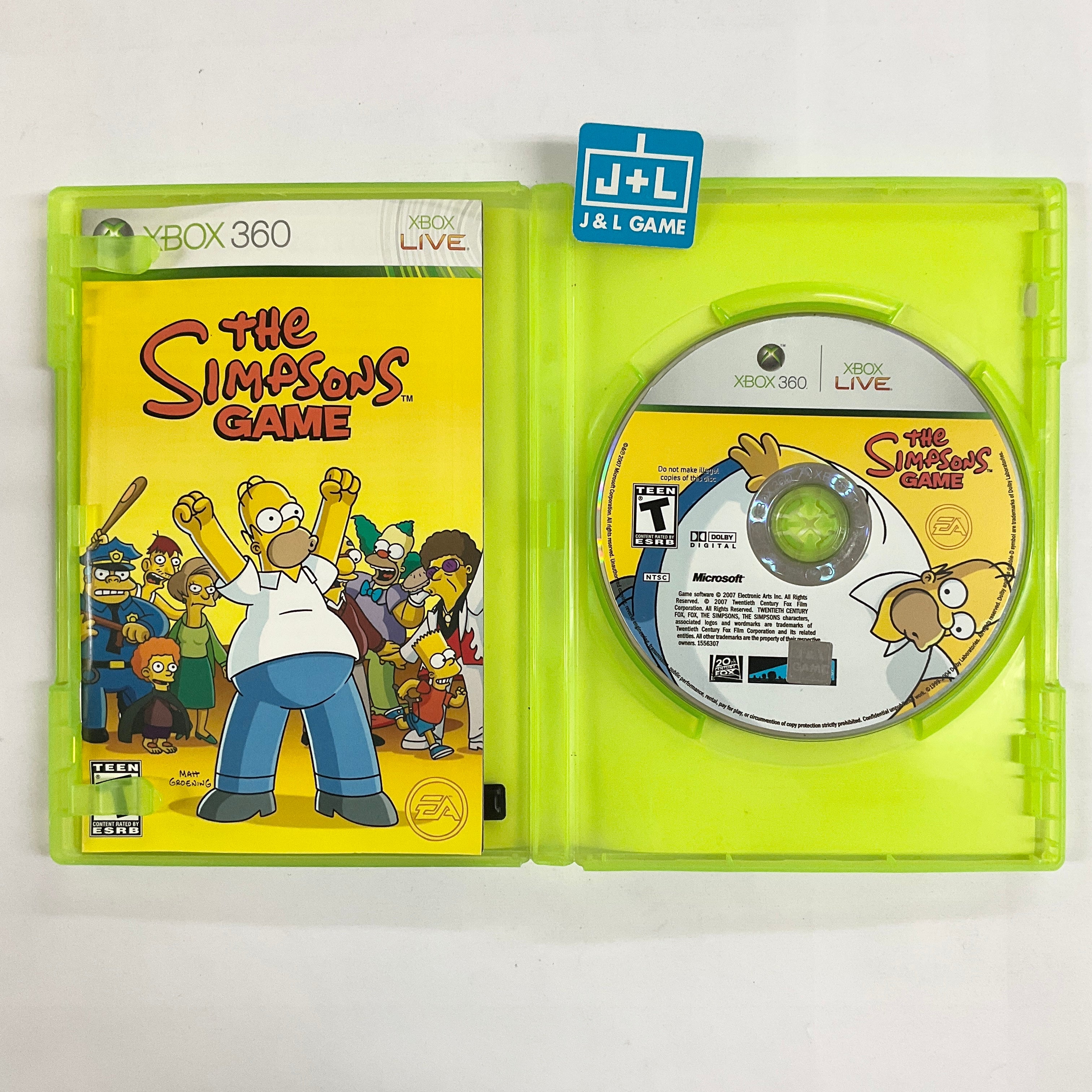 The Simpsons Game - Xbox 360 [Pre-Owned] Video Games EA Games   