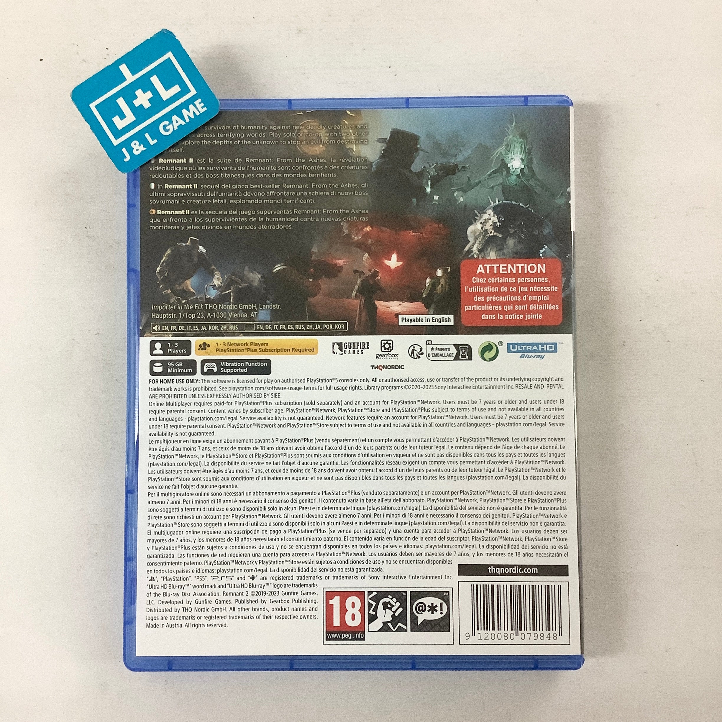 Remnant 2 - (PS5) PlayStation 5 [Pre-Owned] (European Import) Video Games THQ Nordic   