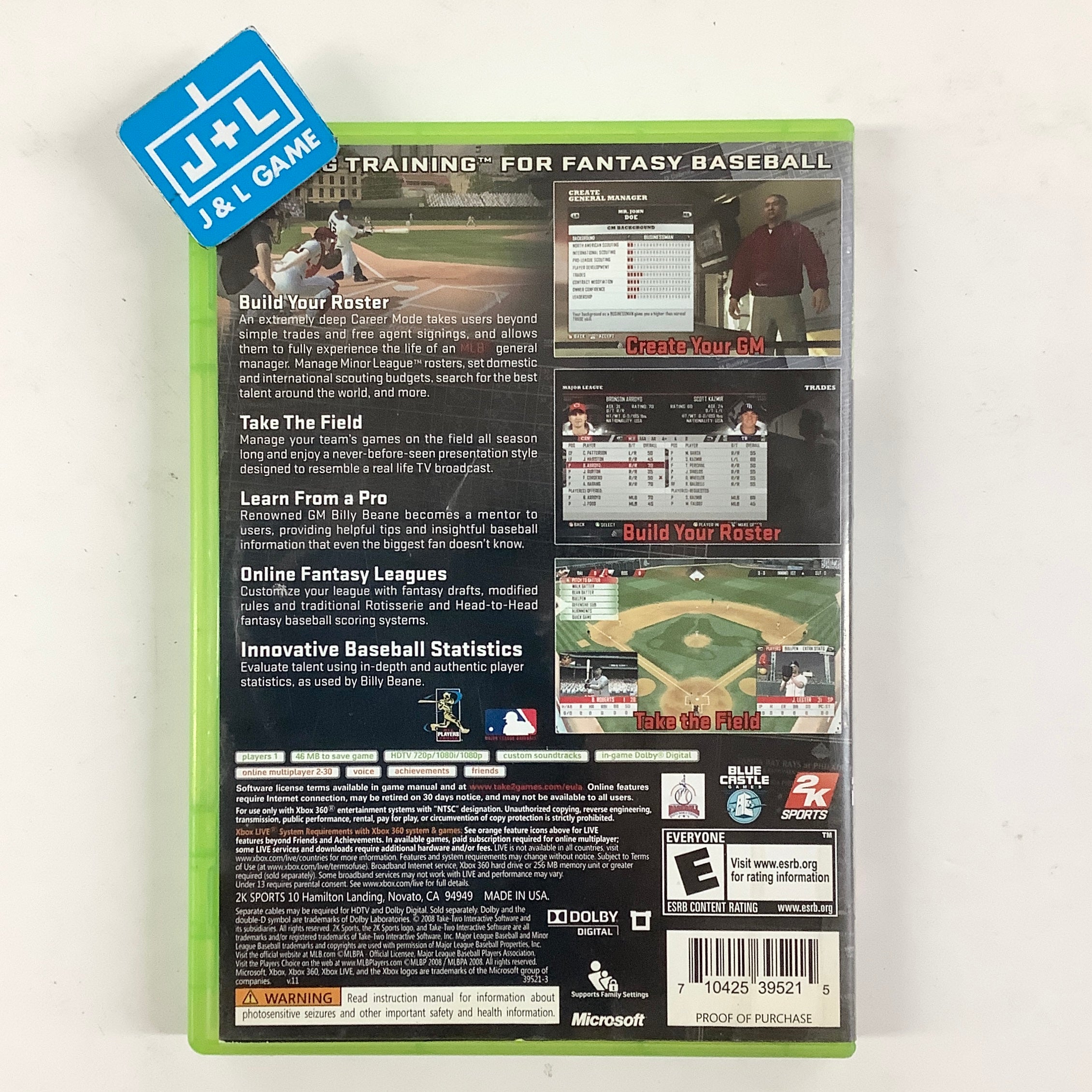 MLB Front Office Manager - Xbox 360 [Pre-Owned] Video Games 2K Sports