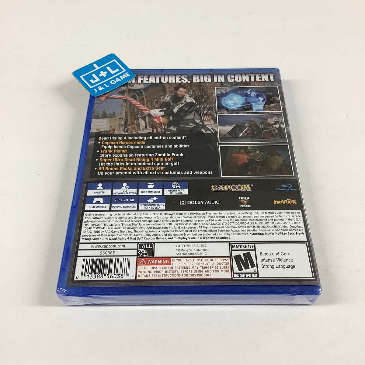 Dead Rising 4: Frank's Big Package - (PS4) PlayStation 4 Video Games Capcom