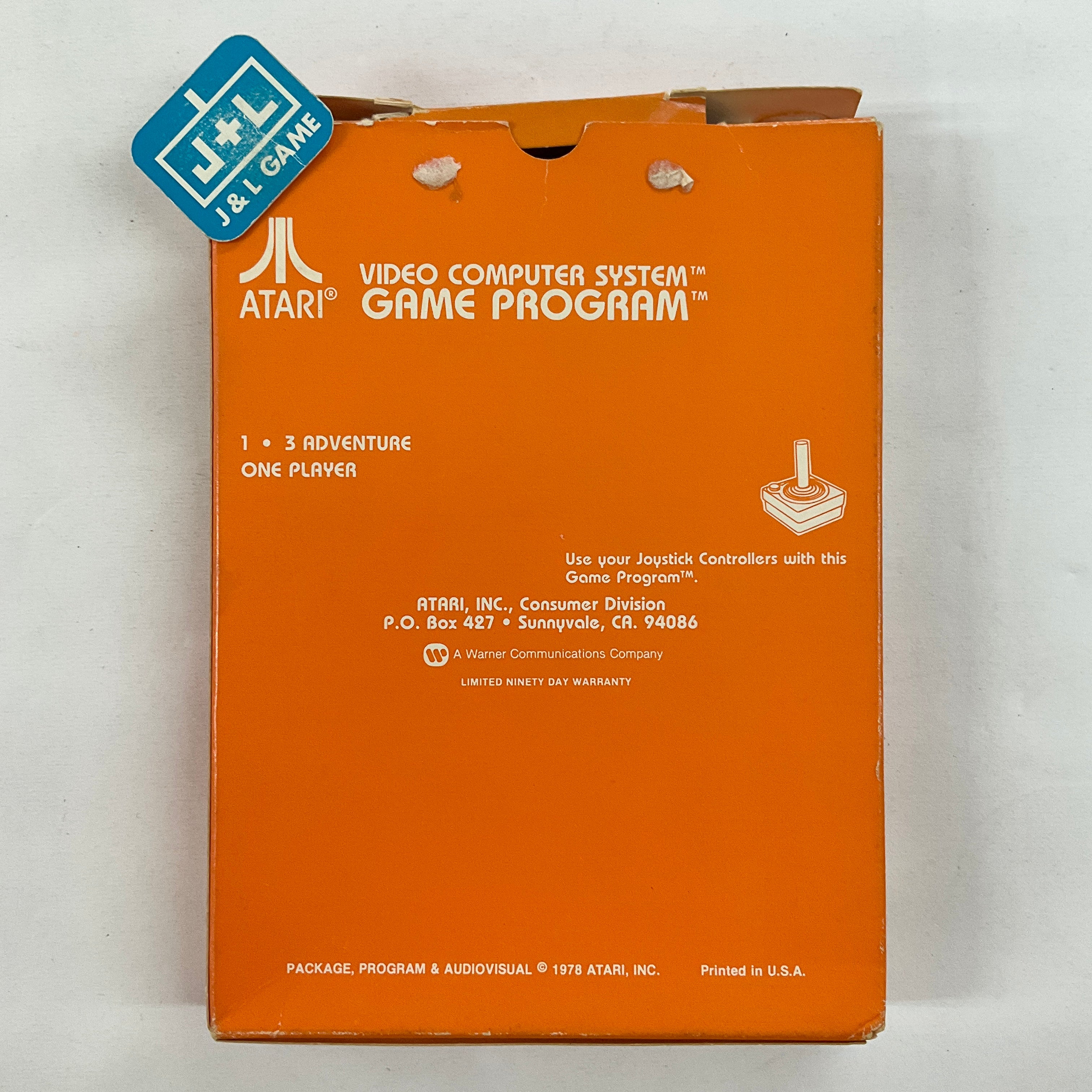ATARIリンクス　6月26日迄出品中3 Adventure (1978) - (A26) Atari 2600 [Pre-Owned] | J&L Game